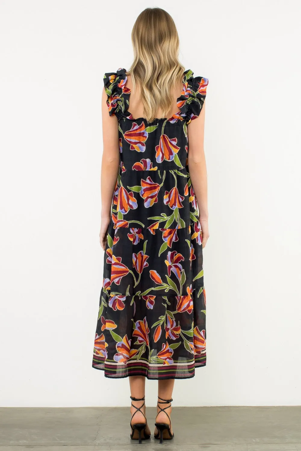 Filomena Floral Midi Dress sold by Madison Boutique product image thumbnail 4