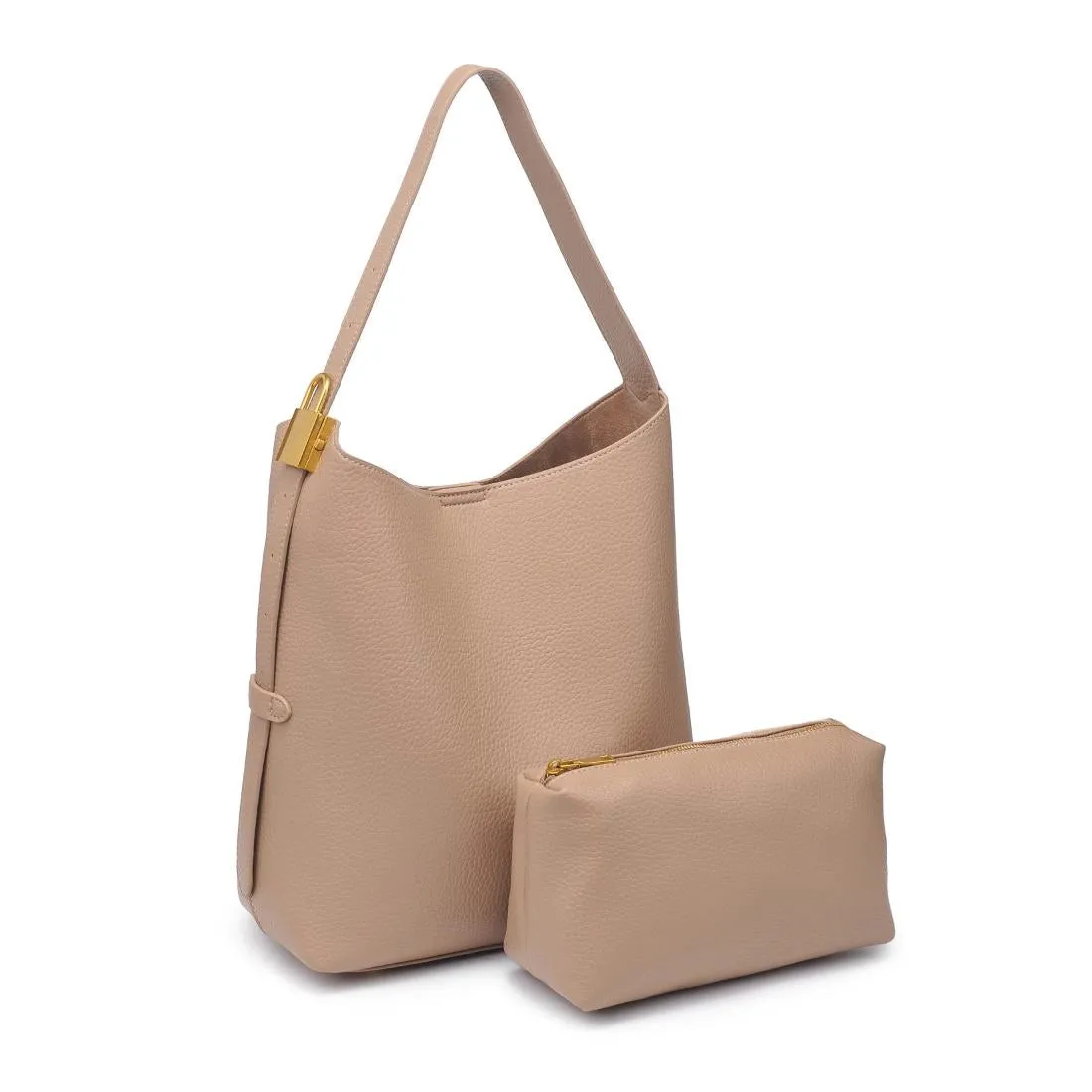 Mattie Hobo Bag, Natural sold by Madison Boutique product image thumbnail 2