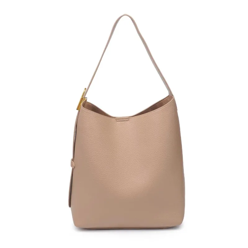 Mattie Hobo Bag, Natural sold by Madison Boutique