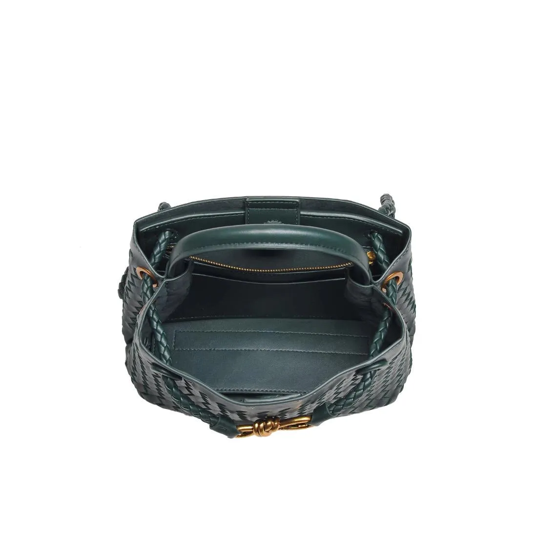 Blakely Woven Crossbody, Dark Green sold by Madison Boutique product image thumbnail 3