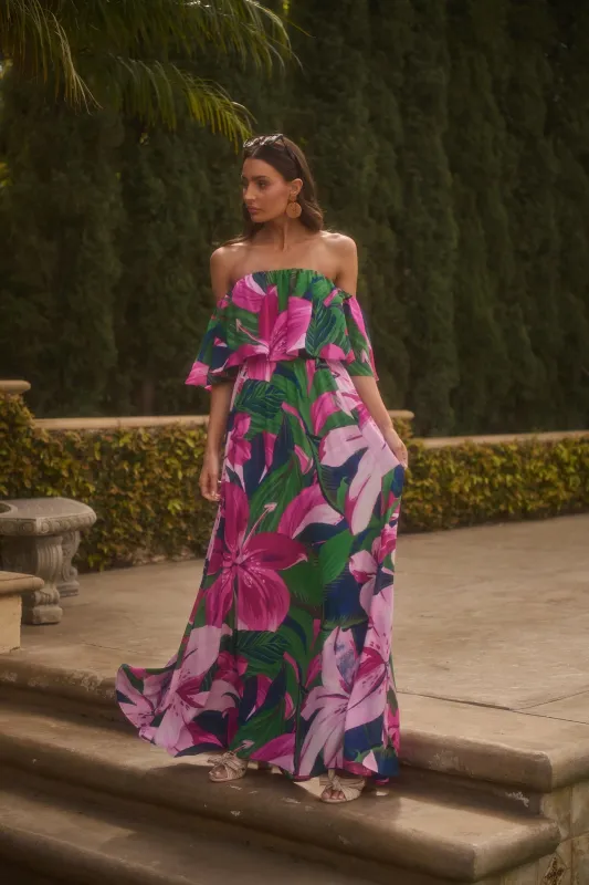 Ellerton Off the Shoulder Maxi sold by Madison Boutique