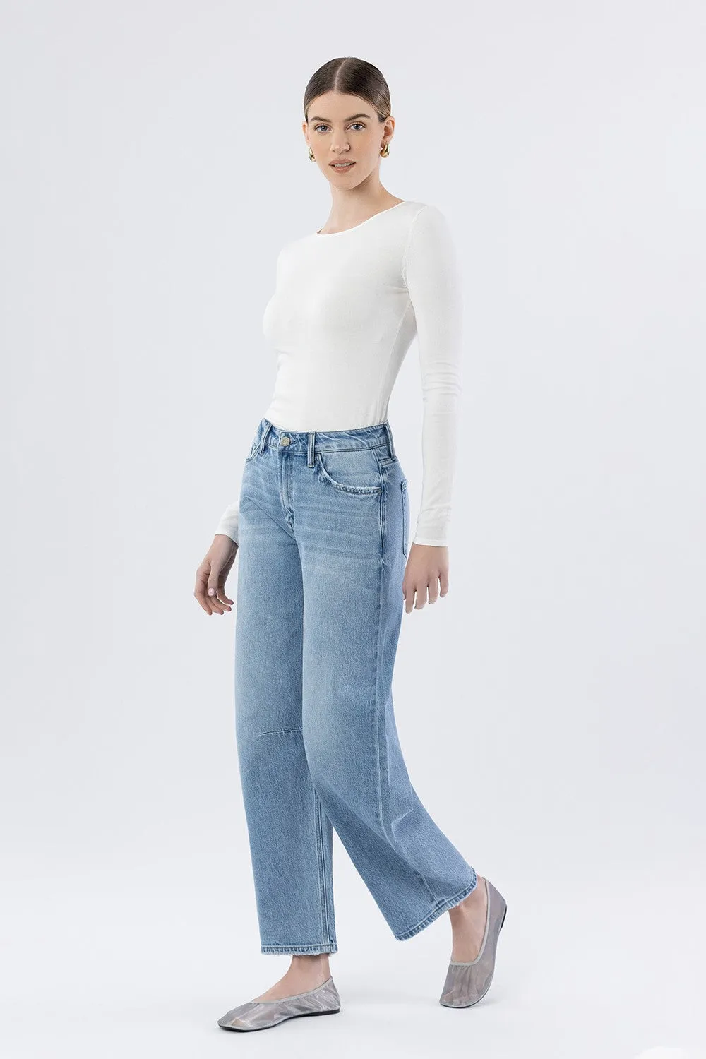 Toler Wide Leg Barrel Jeans sold by Madison Boutique product image thumbnail 3