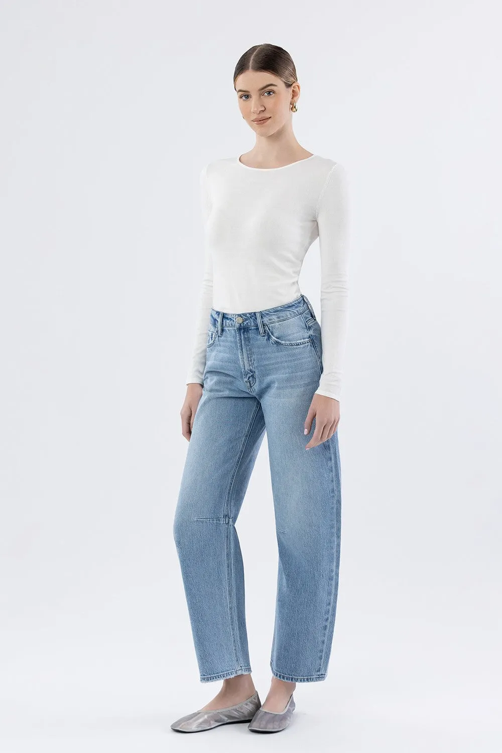Toler Wide Leg Barrel Jeans sold by Madison Boutique product image thumbnail 2