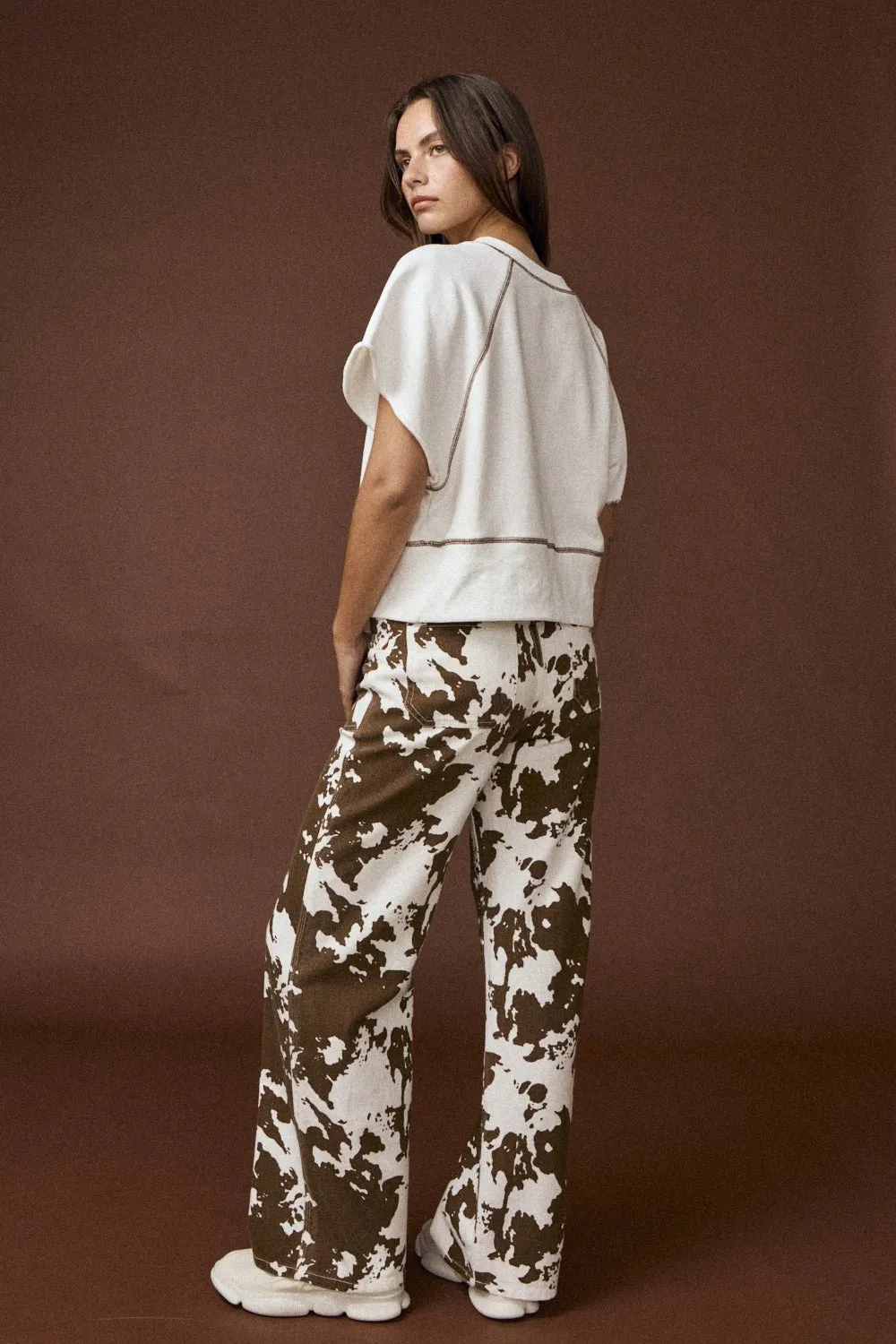 Lewis Cow Print Pants sold by Madison Boutique product image thumbnail 4