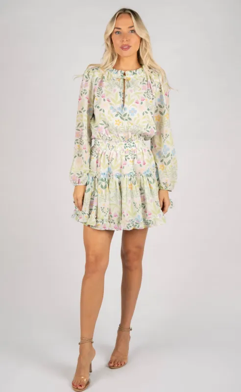 Freya Floral Print Dress sold by Madison Boutique