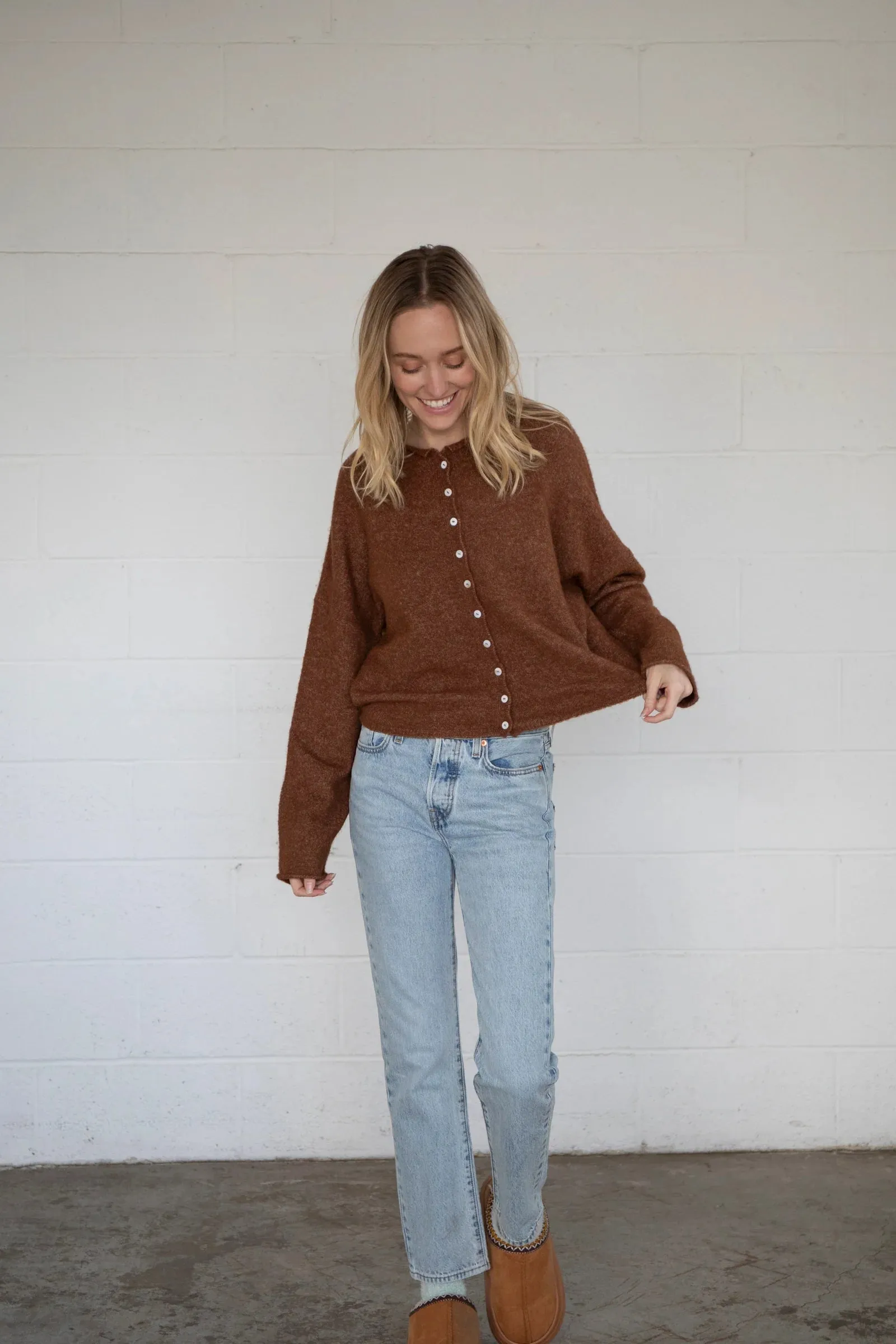 Central Park Cardigan, Brown sold by Madison Boutique product image thumbnail 2