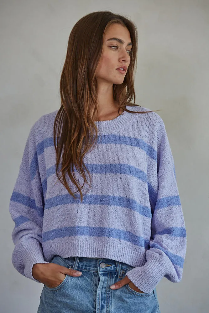 Rowan Lightweight Sweater, Lilac sold by Madison Boutique