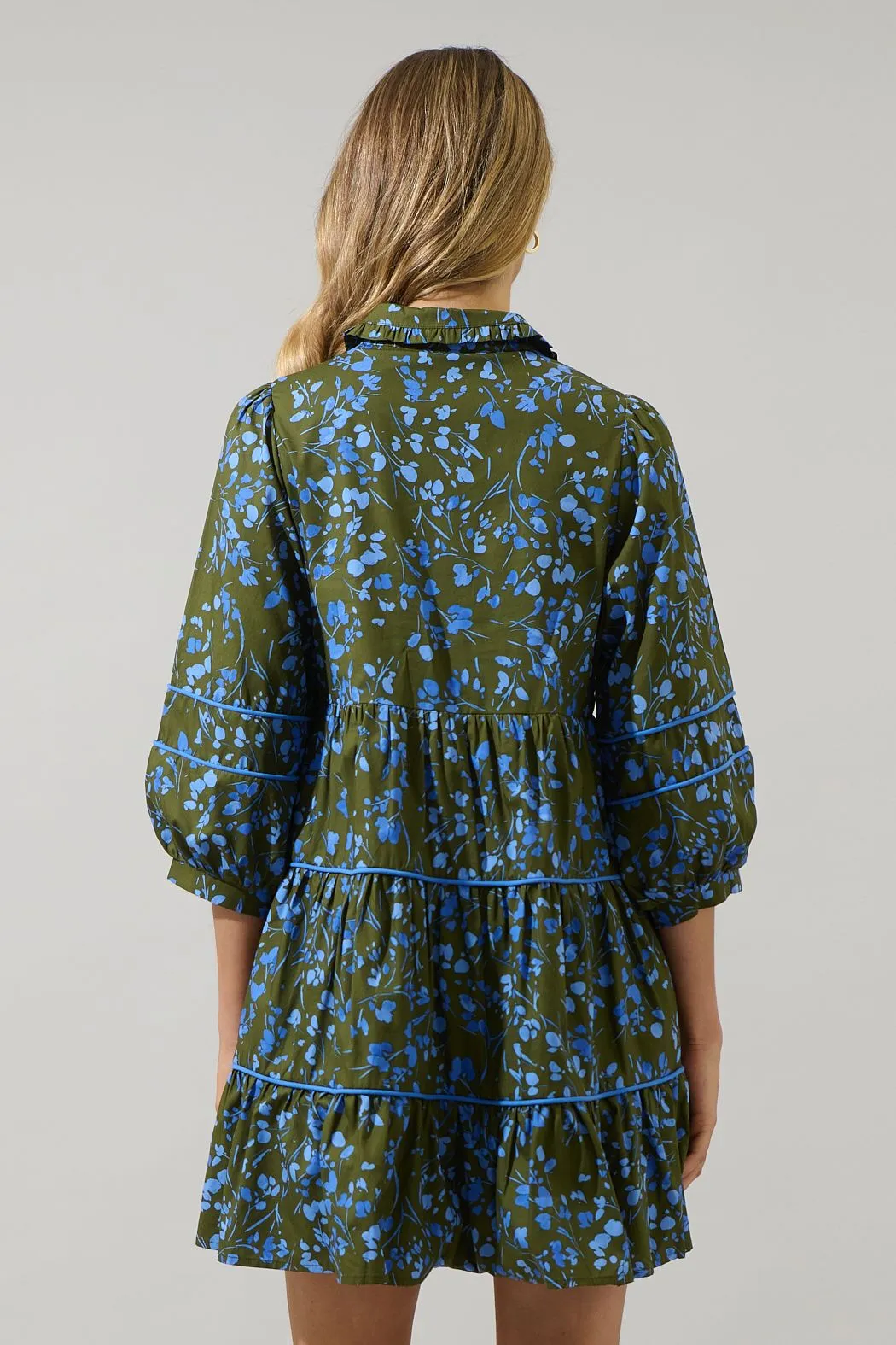 Solvay Floral Tiered Dress sold by Madison Boutique product image thumbnail 4