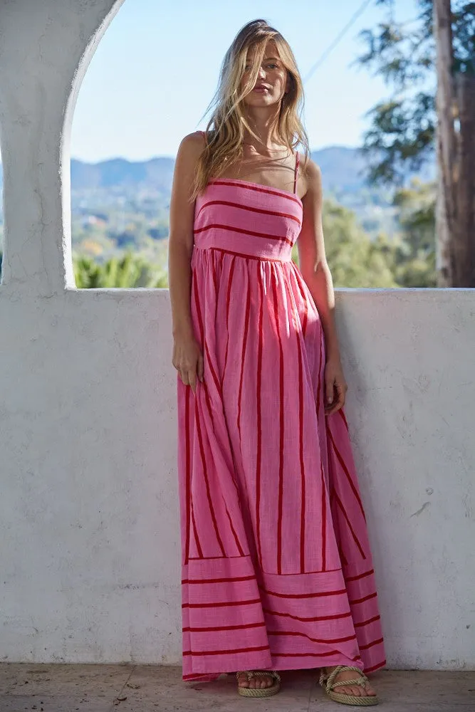 Milla Striped Linen Maxi sold by Madison Boutique product image thumbnail 4
