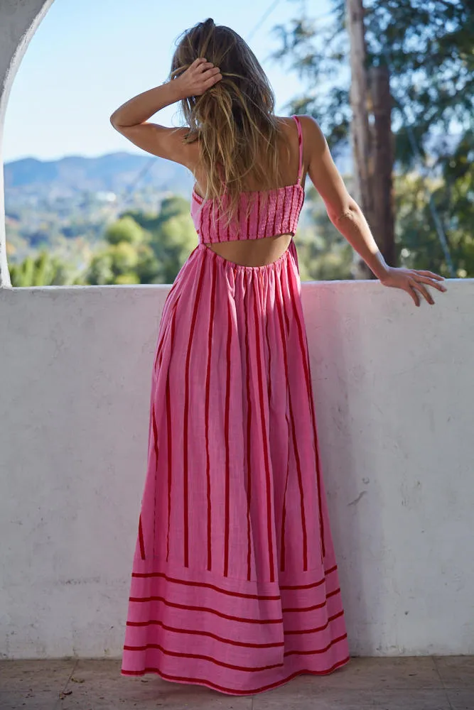 Milla Striped Linen Maxi sold by Madison Boutique product image thumbnail 2