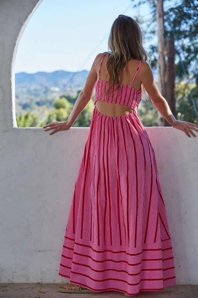 Milla Striped Linen Maxi sold by Madison Boutique product image thumbnail 5