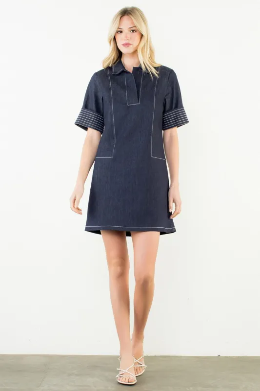 Gemma Denim Dress sold by Madison Boutique