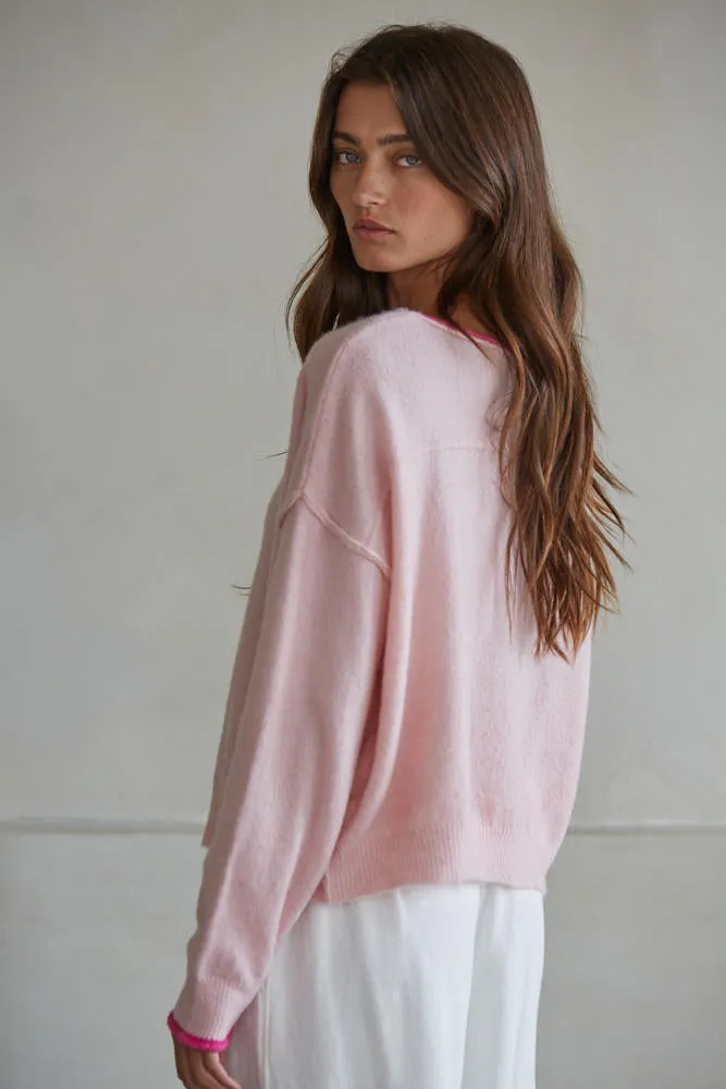 Eliora Contrast Trim Sweater sold by Madison Boutique product image thumbnail 3