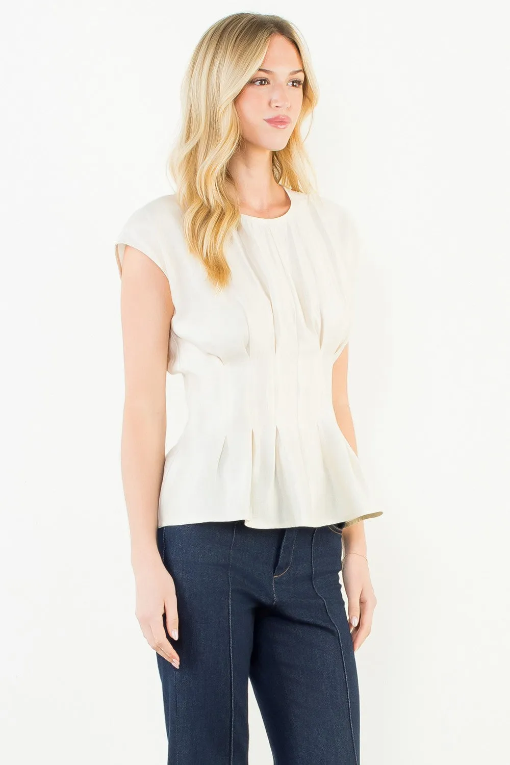 Beverly Pintuck Top sold by Madison Boutique product image thumbnail 5