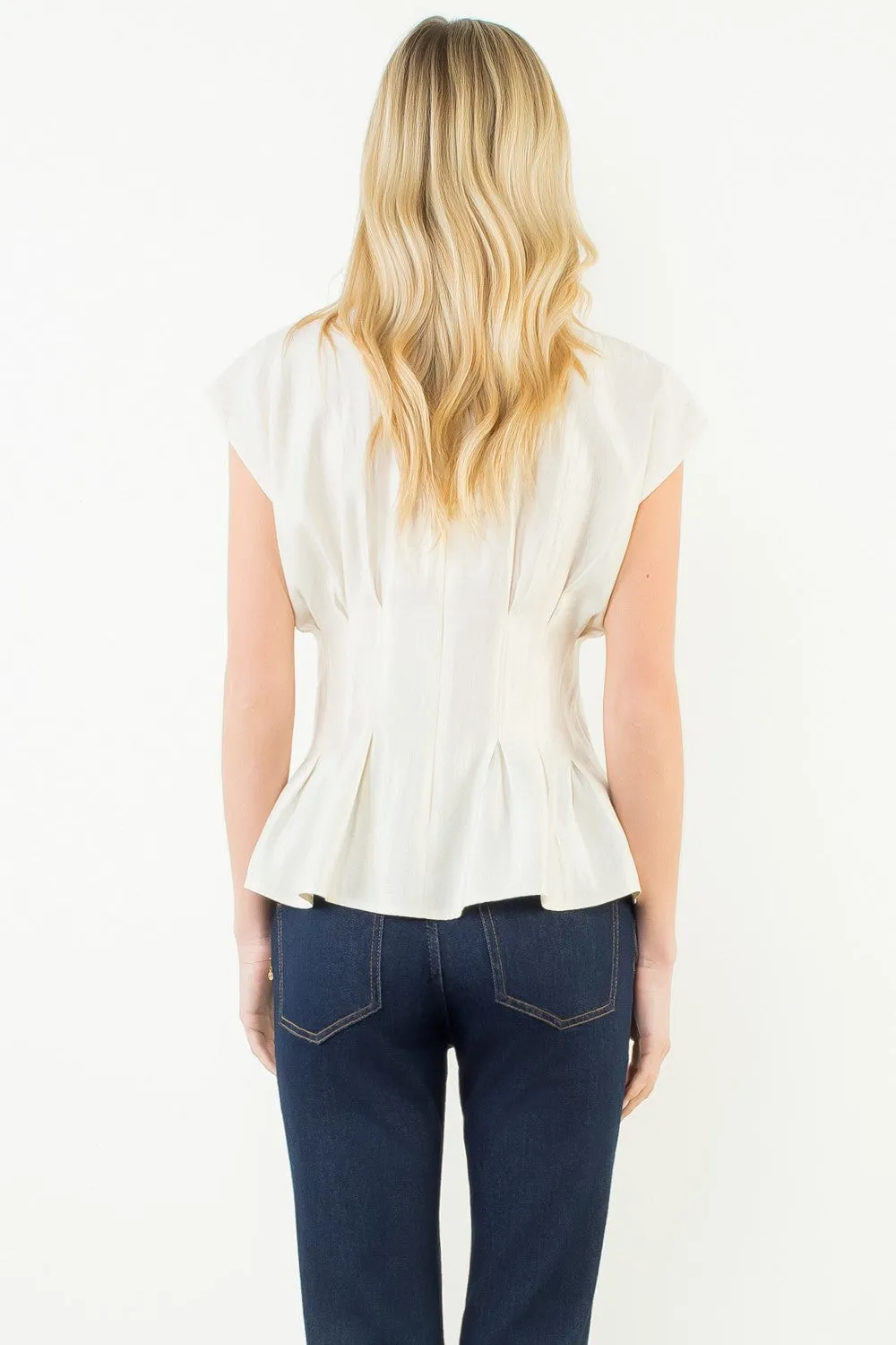Beverly Pintuck Top sold by Madison Boutique product image thumbnail 3