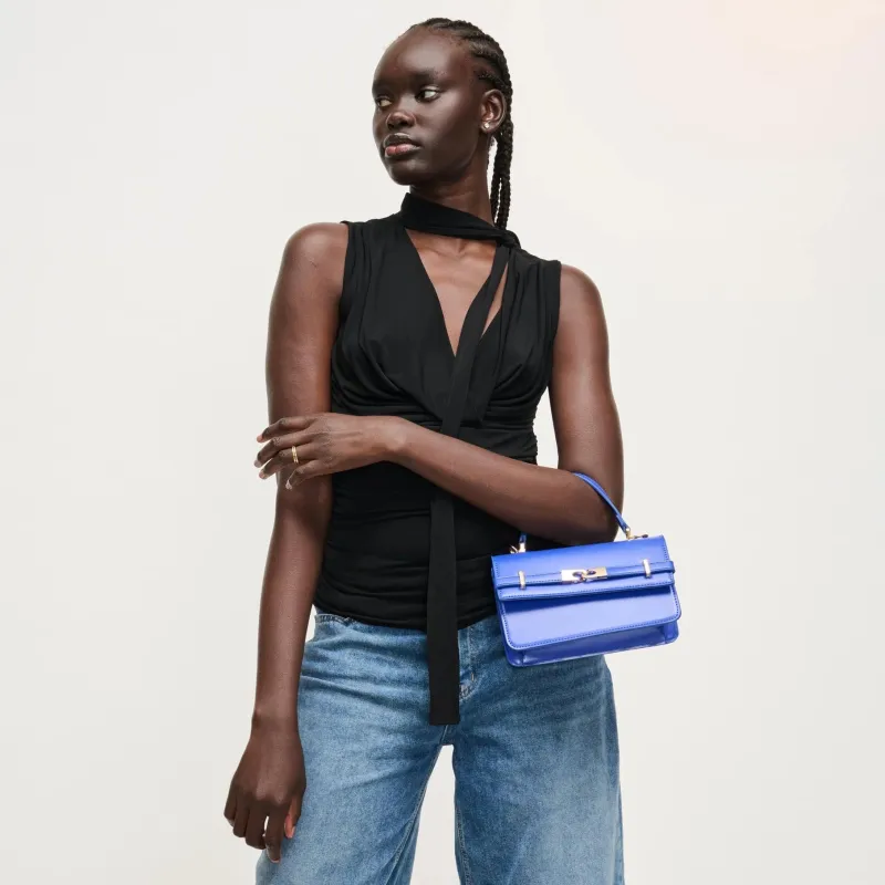 Lily Structured Crossbody, Blue sold by Madison Boutique