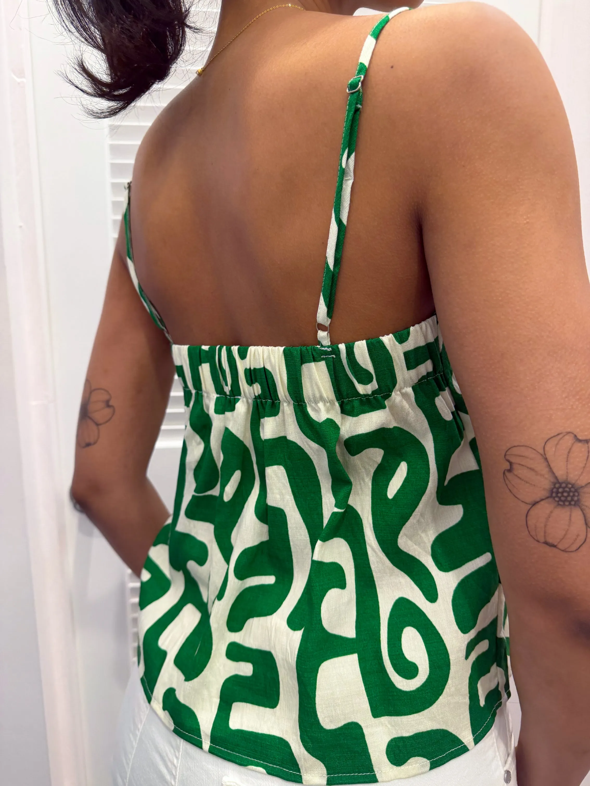 Sampson Pleated Tank Top sold by Madison Boutique product image thumbnail 2