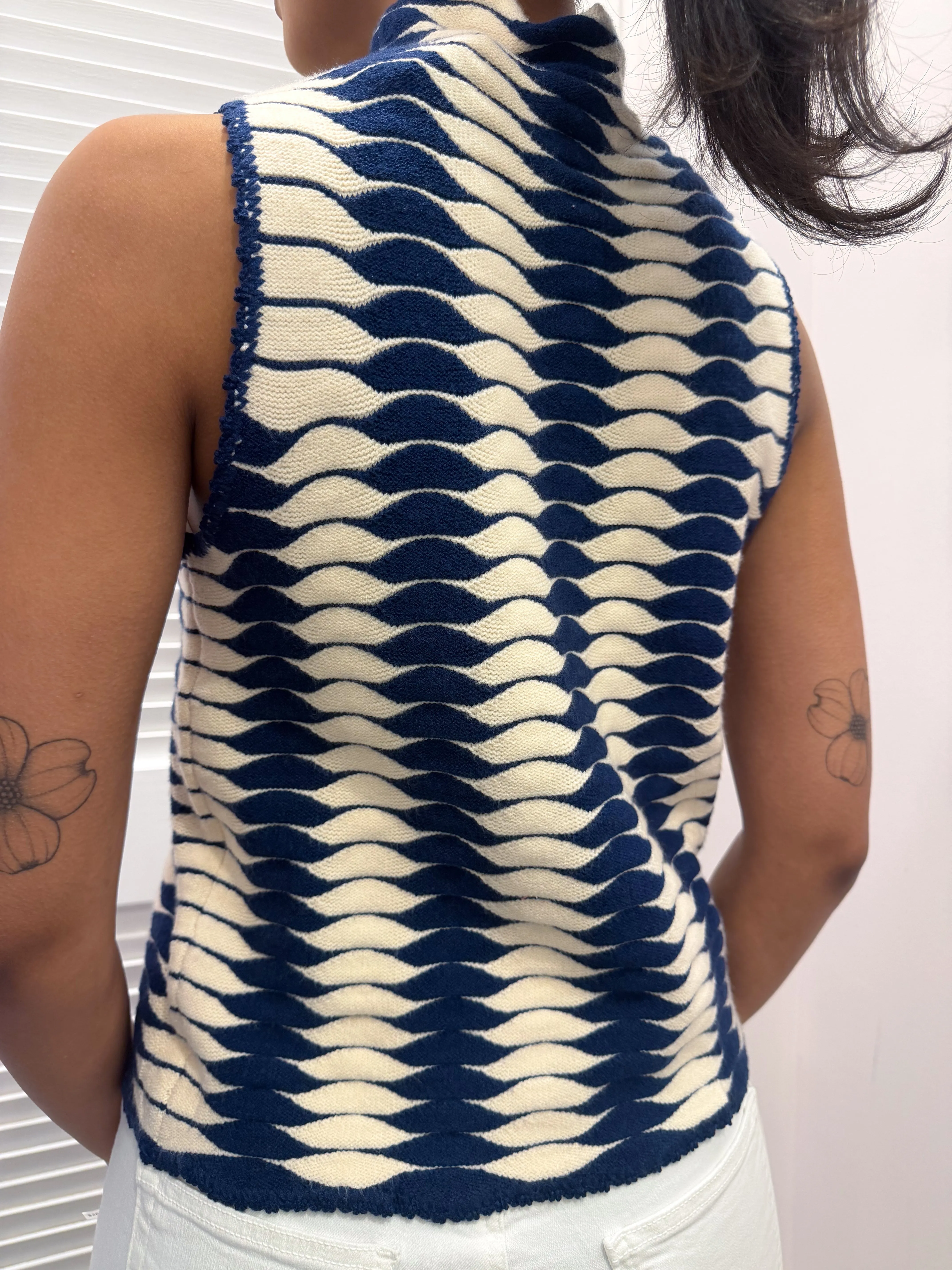 Harlee Patterned Knit Tank sold by Madison Boutique product image thumbnail 2