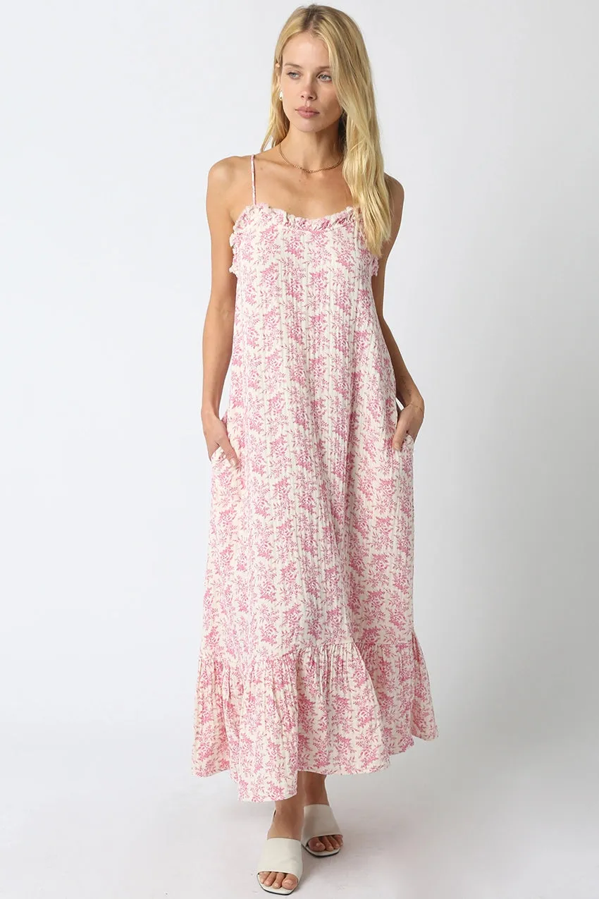 Tana Floral Ruffled Maxi Dress sold by Madison Boutique product image thumbnail 2