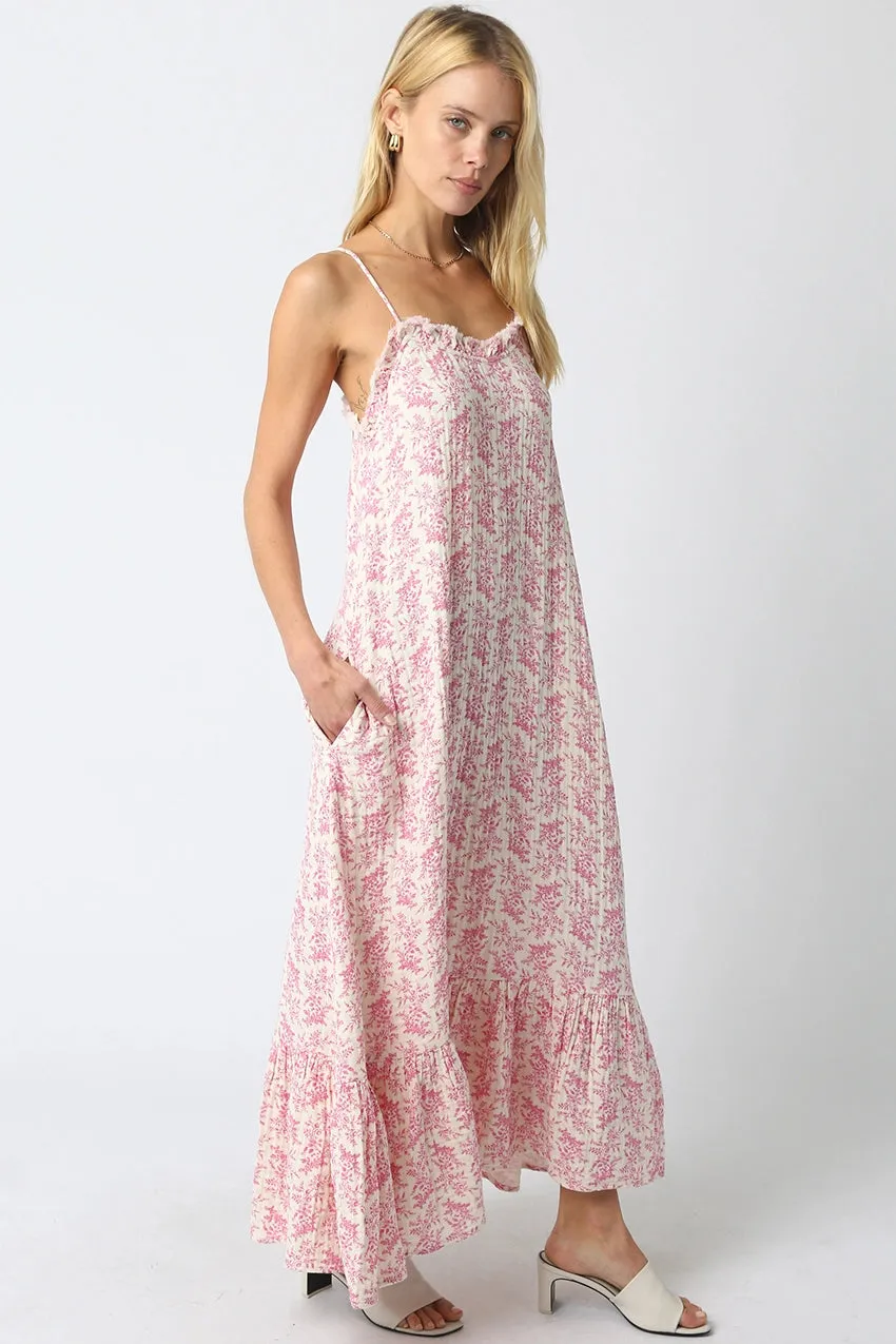 Tana Floral Ruffled Maxi Dress sold by Madison Boutique product image thumbnail 4