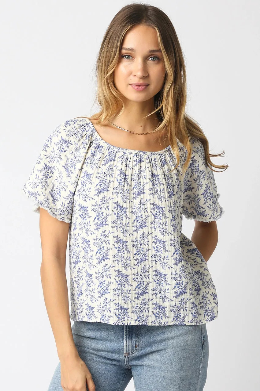 Uma Floral Top sold by Madison Boutique