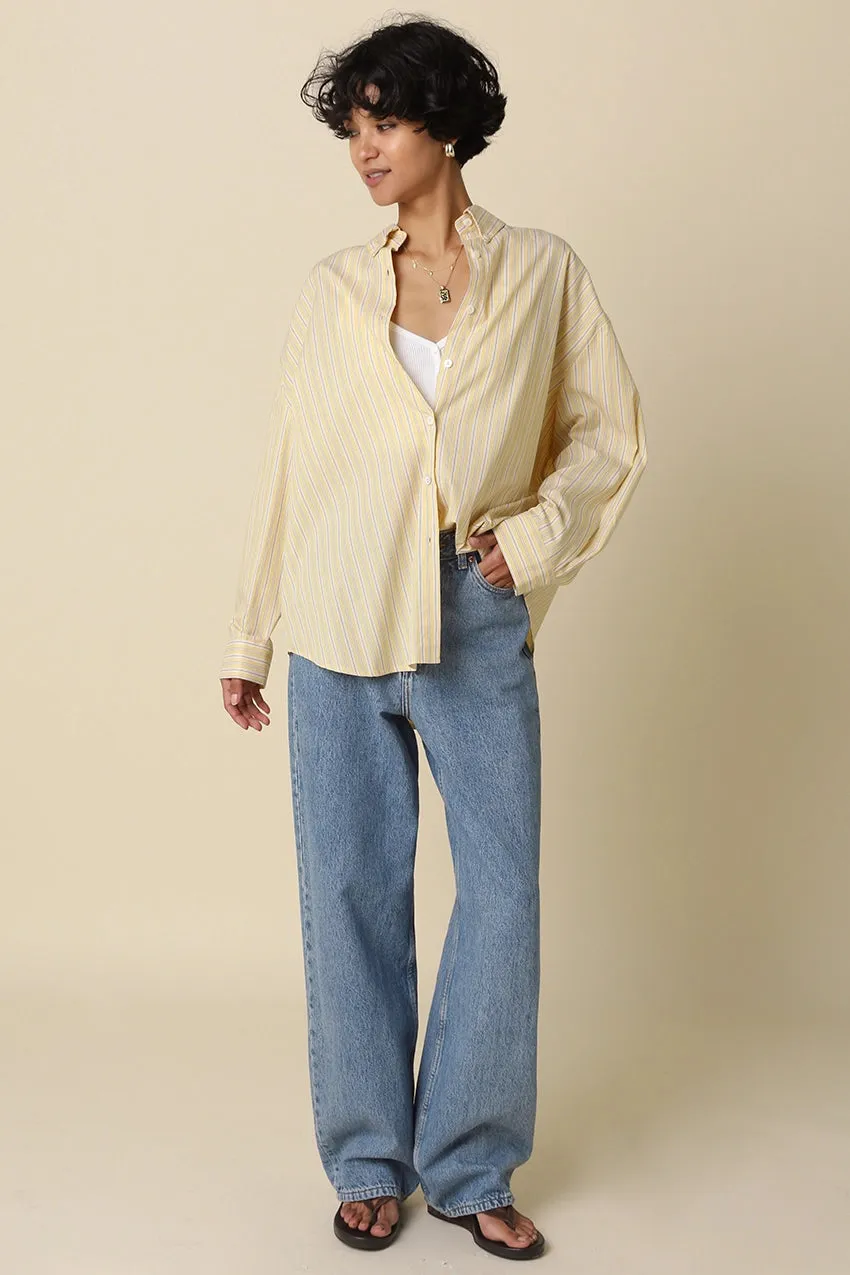 Macy Oversized Striped Shirt sold by Madison Boutique product image thumbnail 5