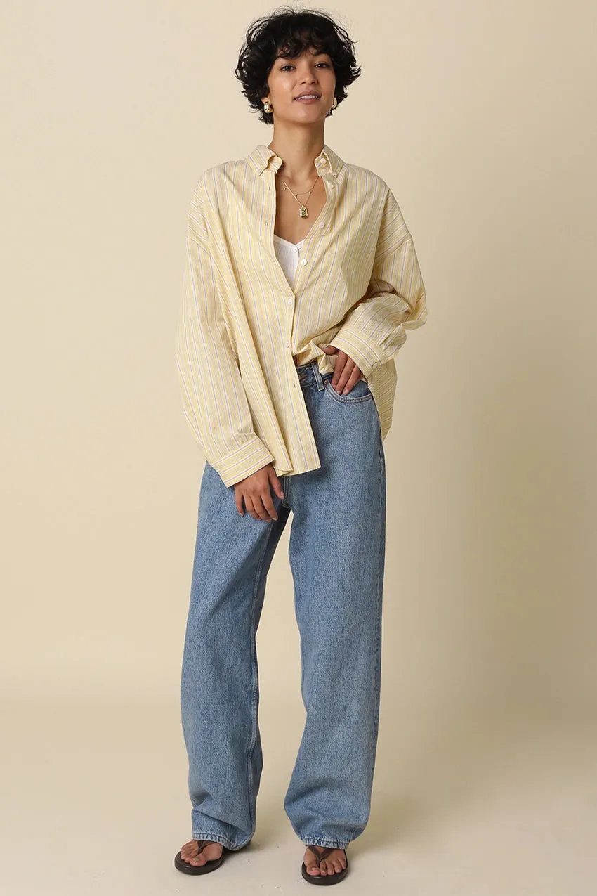 Macy Oversized Striped Shirt sold by Madison Boutique product image thumbnail 4