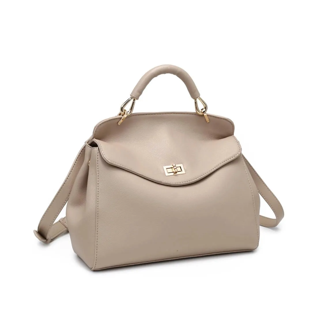 Liza Satchel Crossbody, Natural sold by Madison Boutique product image thumbnail 4