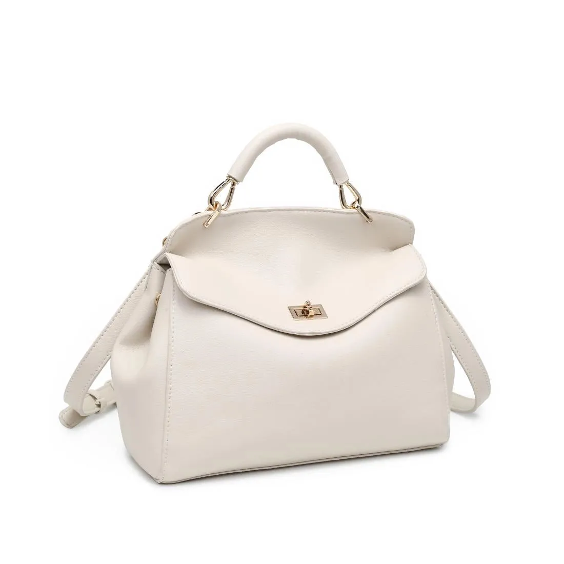 Liza Satchel Crossbody, Ivory sold by Madison Boutique product image thumbnail 4