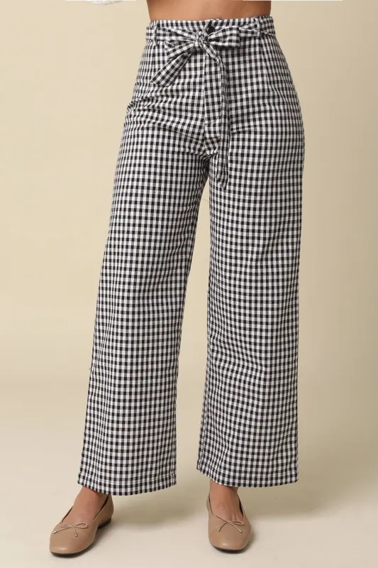 Livvie Gingham Pants sold by Madison Boutique