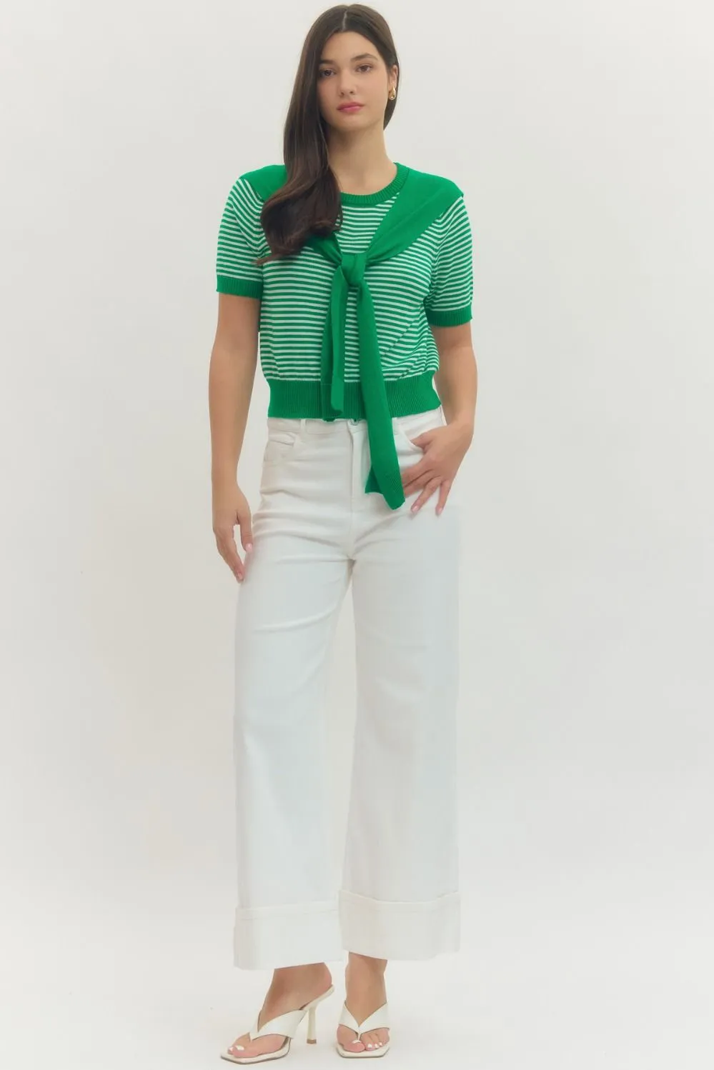 Lana Striped Twofer Sweater sold by Madison Boutique product image thumbnail 3