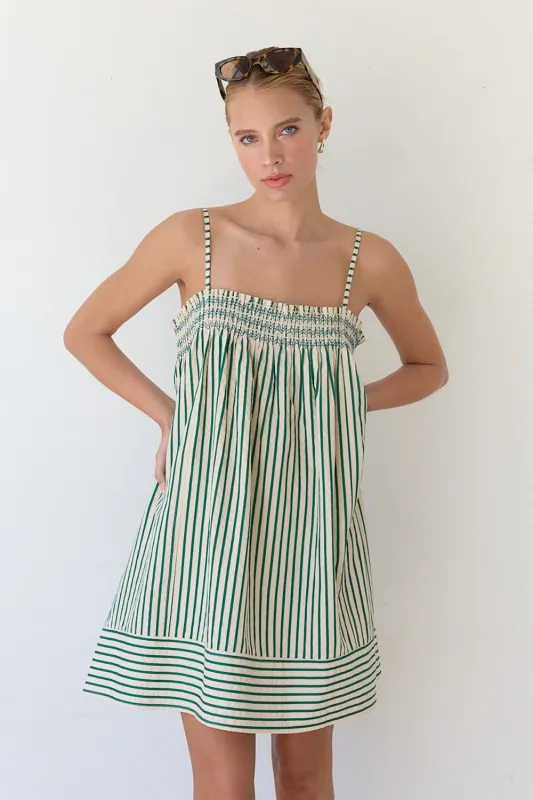 Aussie Striped Tank Dress made by Raisonnel