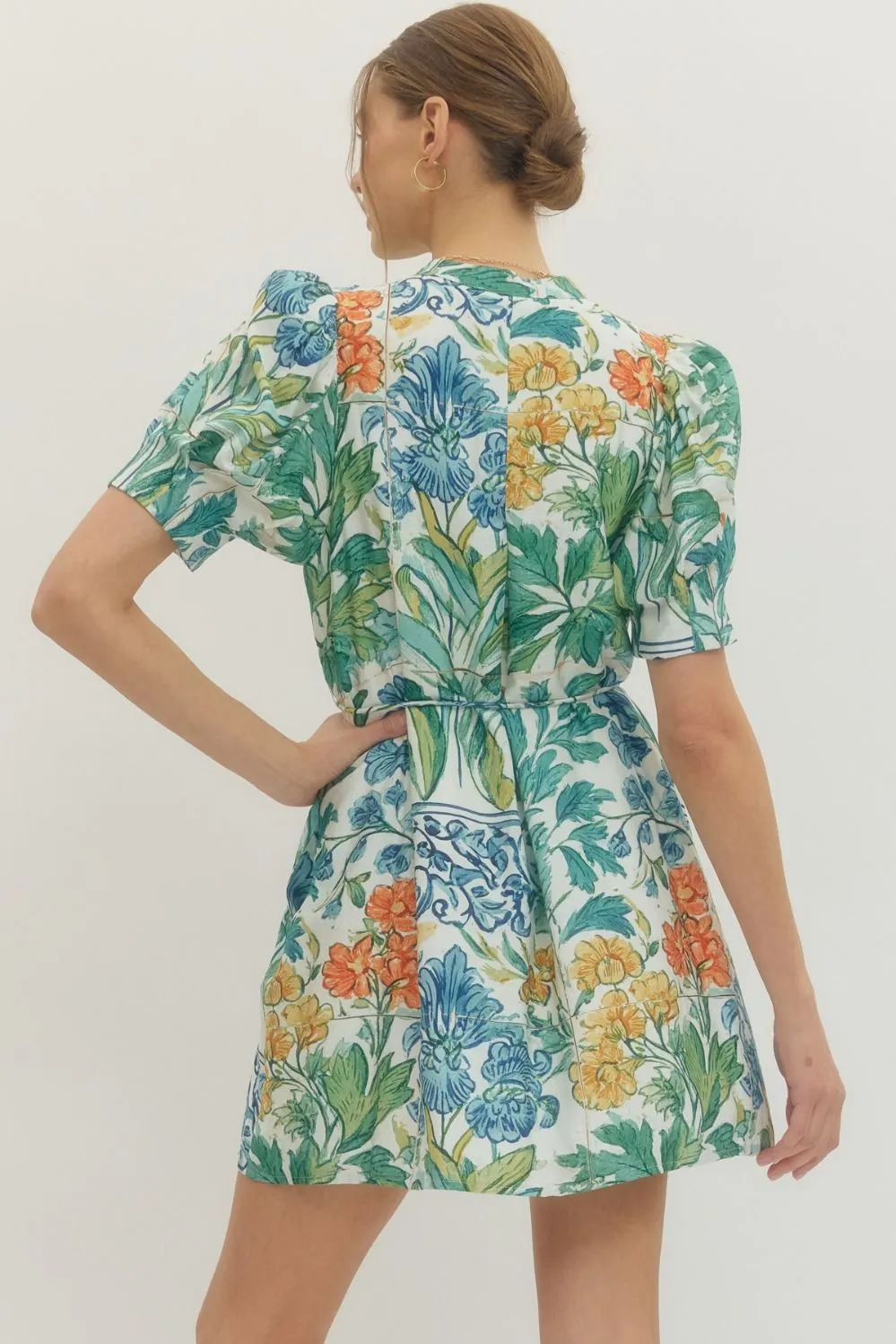 English Garden Printed Dress sold by Madison Boutique product image thumbnail 5