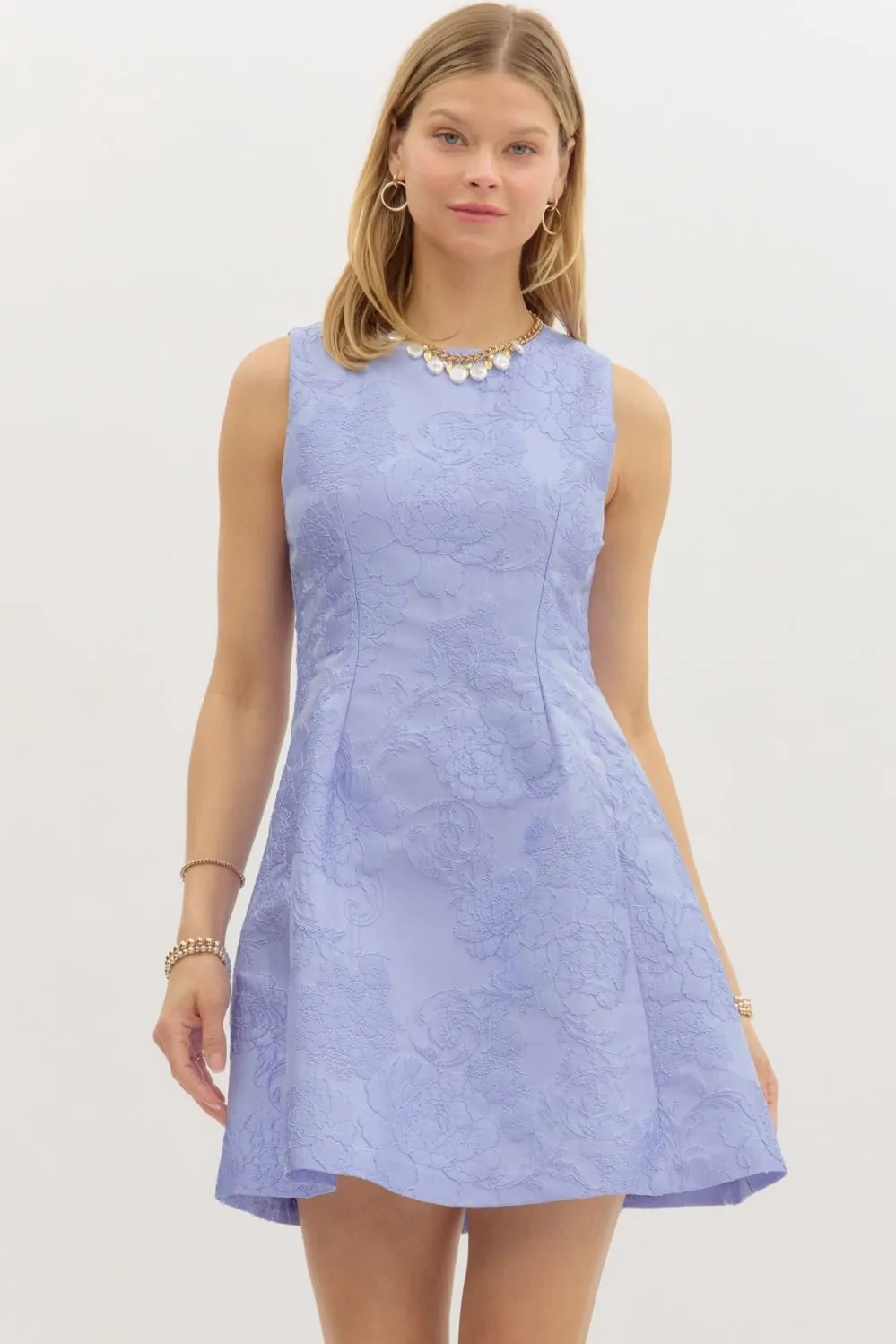 Missy Floral Jacquard Dress sold by Madison Boutique product image thumbnail 2