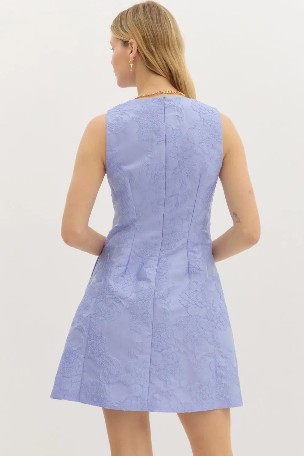 Missy Floral Jacquard Dress sold by Madison Boutique product image thumbnail 5
