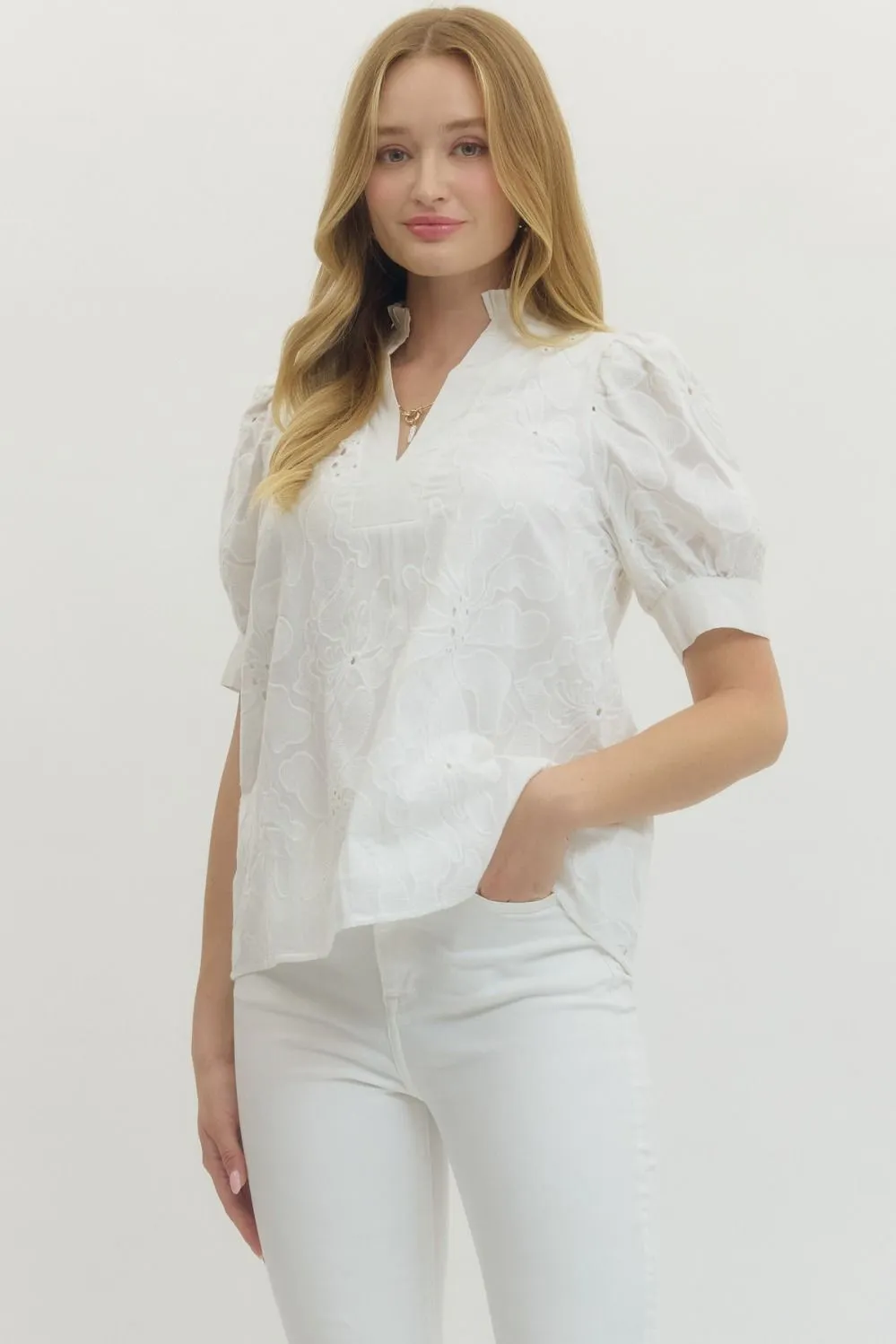 Lancaster Embroidered Top sold by Madison Boutique product image thumbnail 3