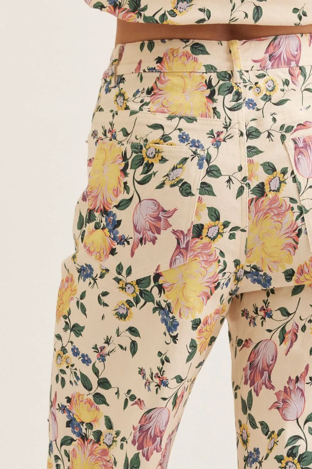 Valencia Floral Print Jeans sold by Madison Boutique product image thumbnail 3