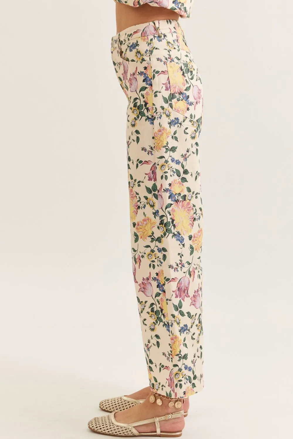 Valencia Floral Print Jeans sold by Madison Boutique product image thumbnail 5