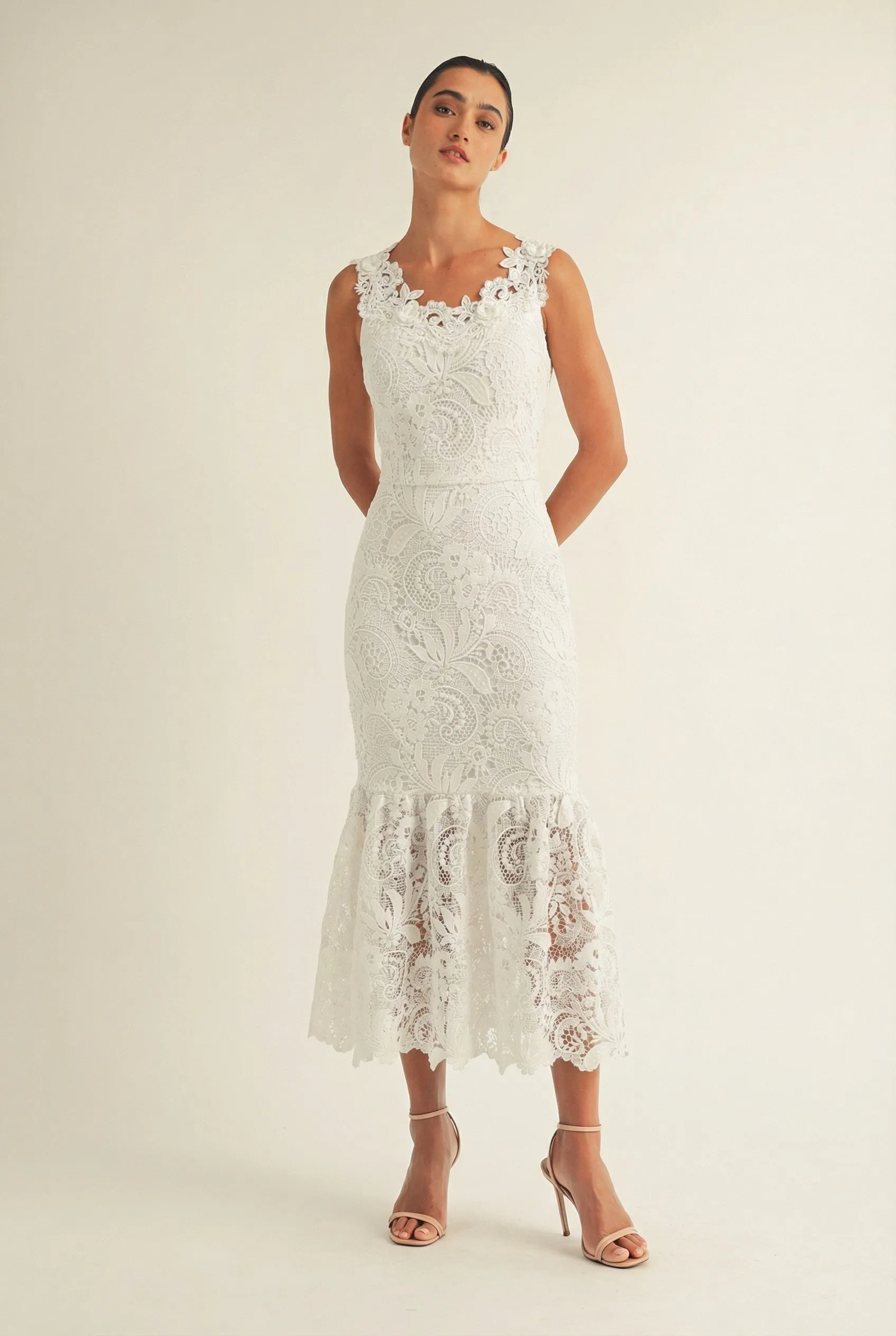 Verona Lace Midi Dress sold by Madison Boutique product image thumbnail 2