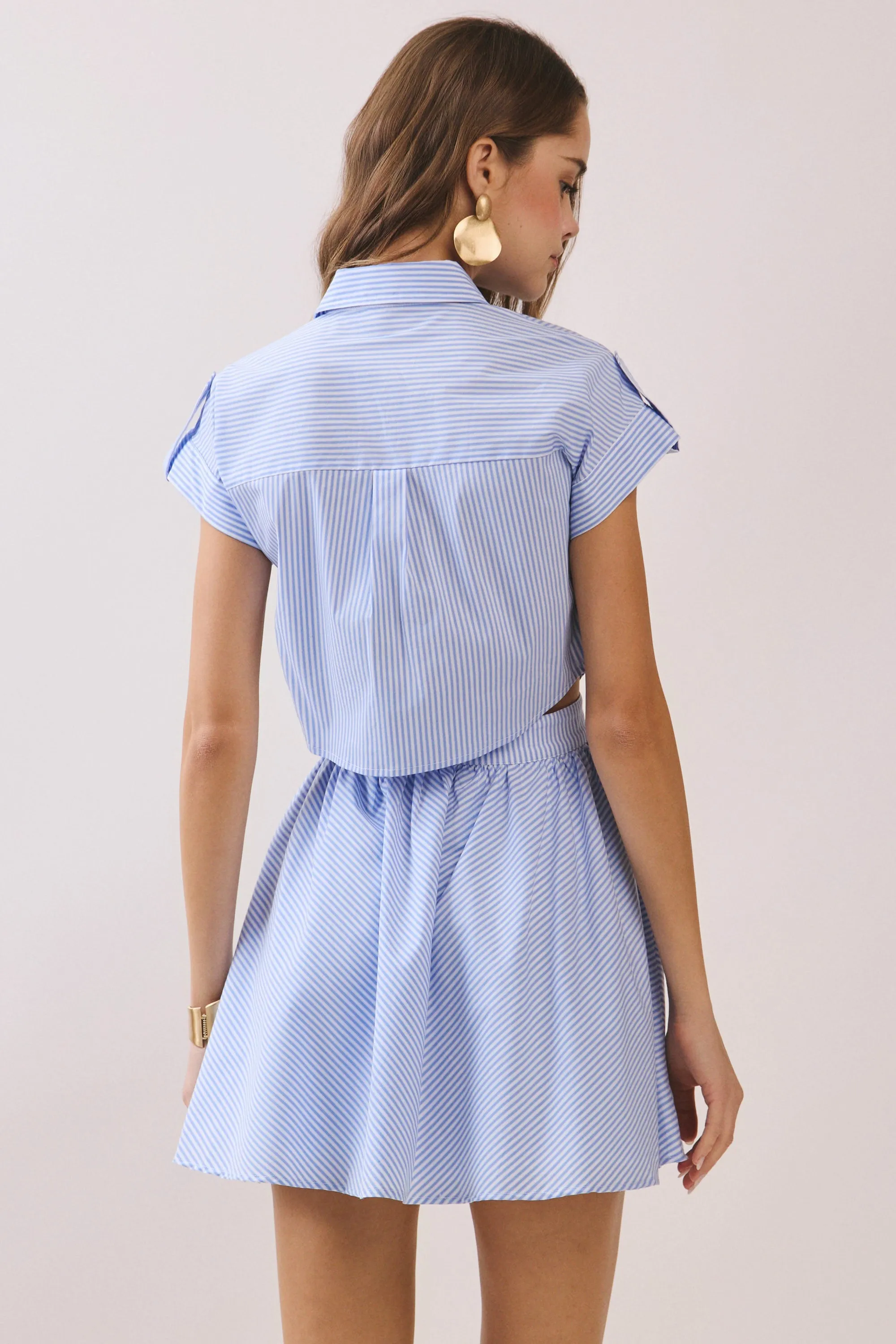 Ronson Cutout Shirt Dress sold by Madison Boutique product image thumbnail 4