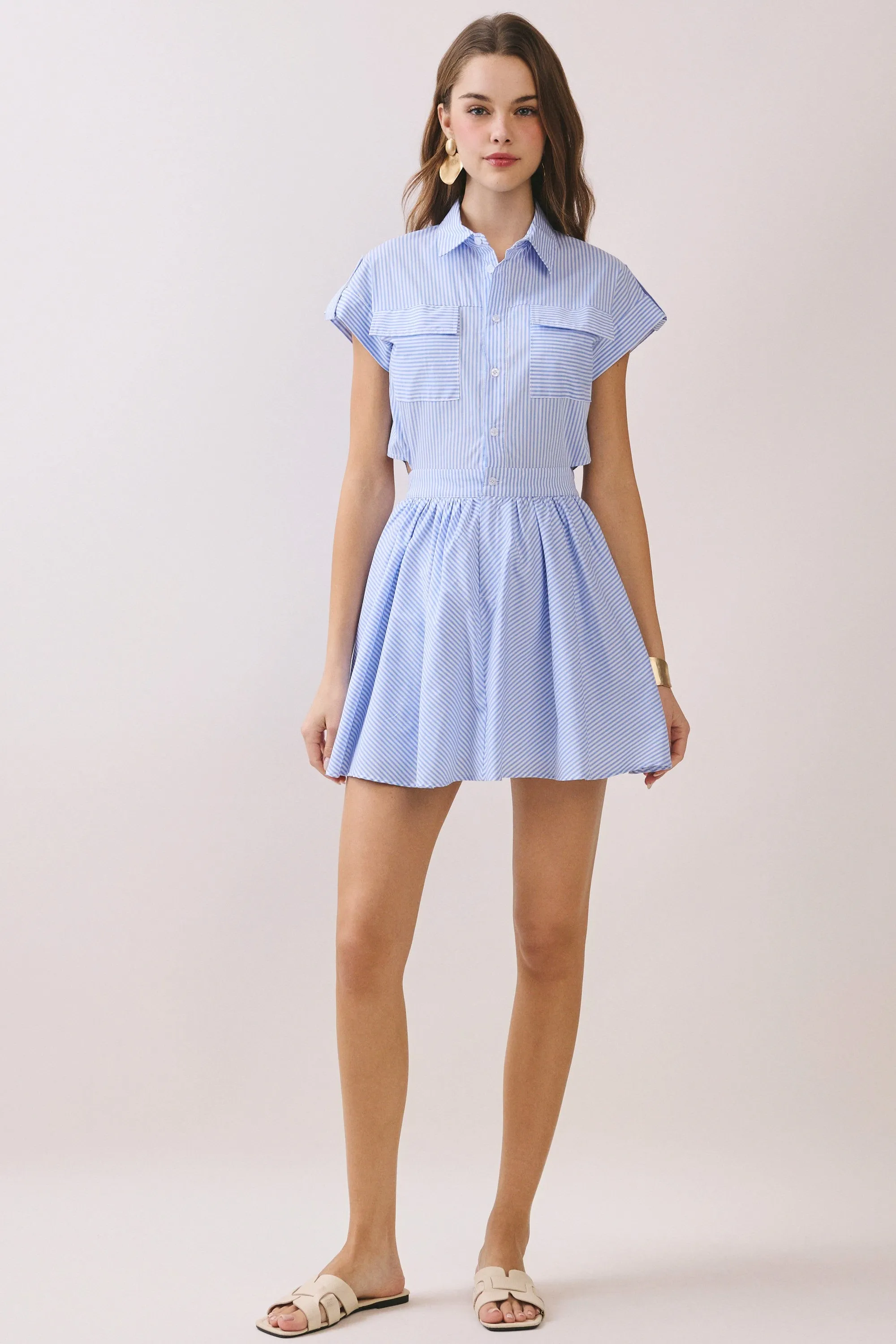 Ronson Cutout Shirt Dress sold by Madison Boutique product image thumbnail 5