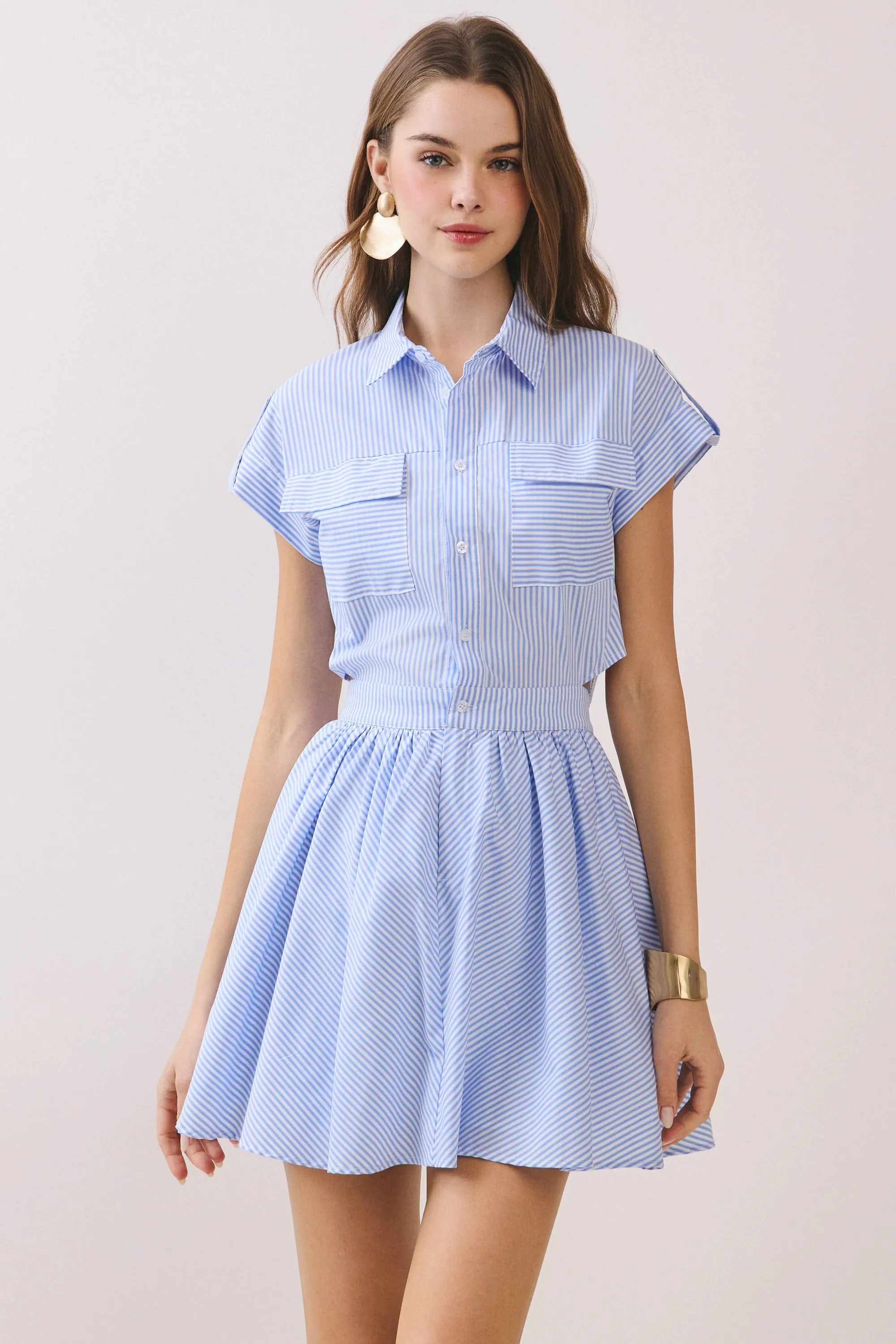 Ronson Cutout Shirt Dress sold by Madison Boutique product image thumbnail 2
