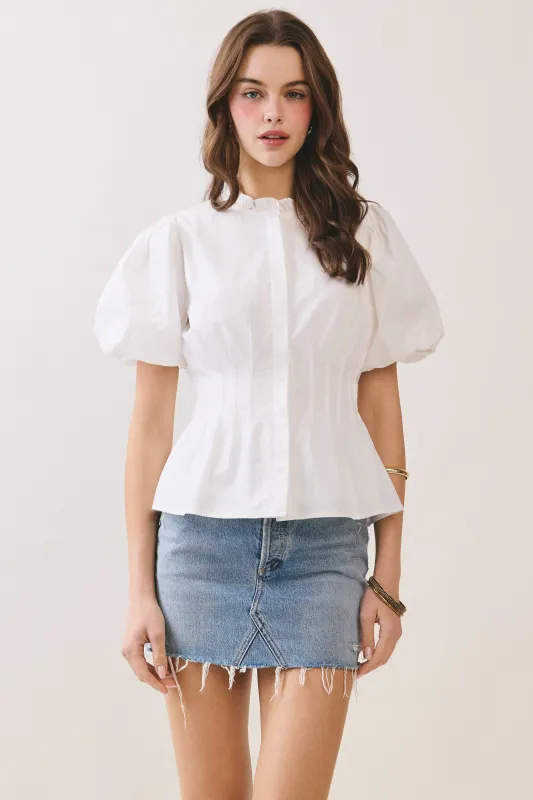 Hurley Pintuck Blouse made by TCEC