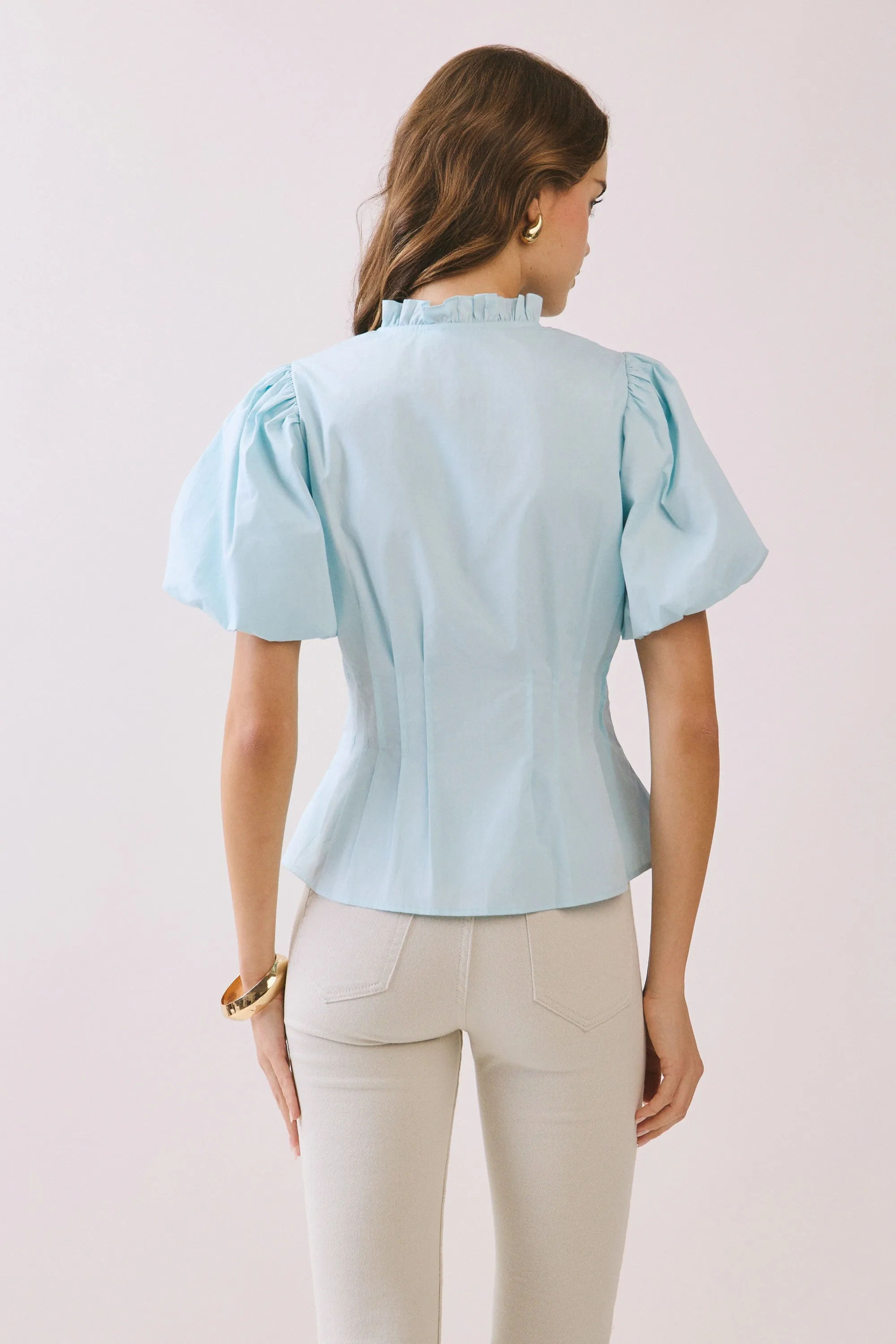 Hurley Pintuck Blouse sold by Madison Boutique product image thumbnail 2
