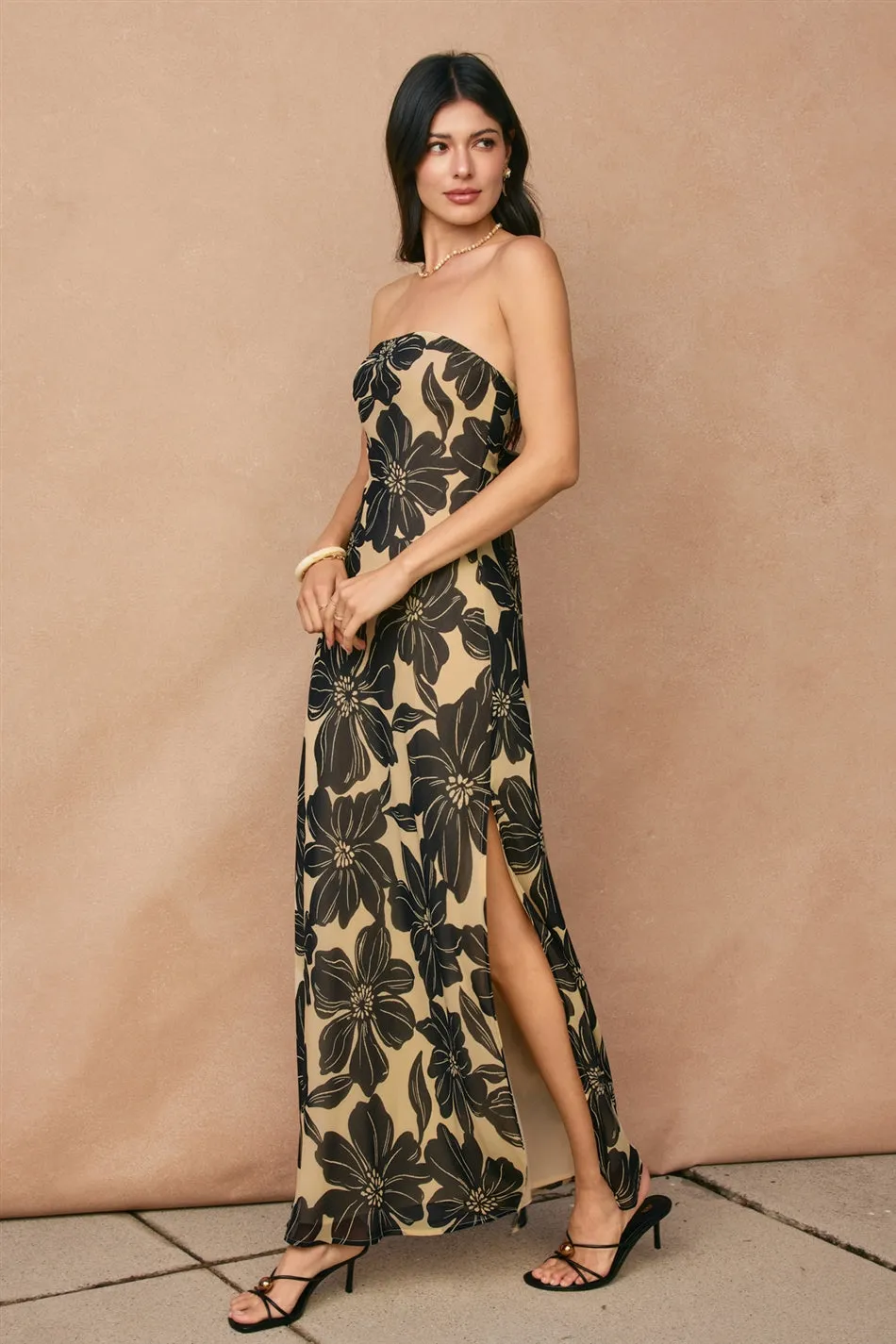 Floratique Strapless Maxi Dress sold by Madison Boutique product image thumbnail 2