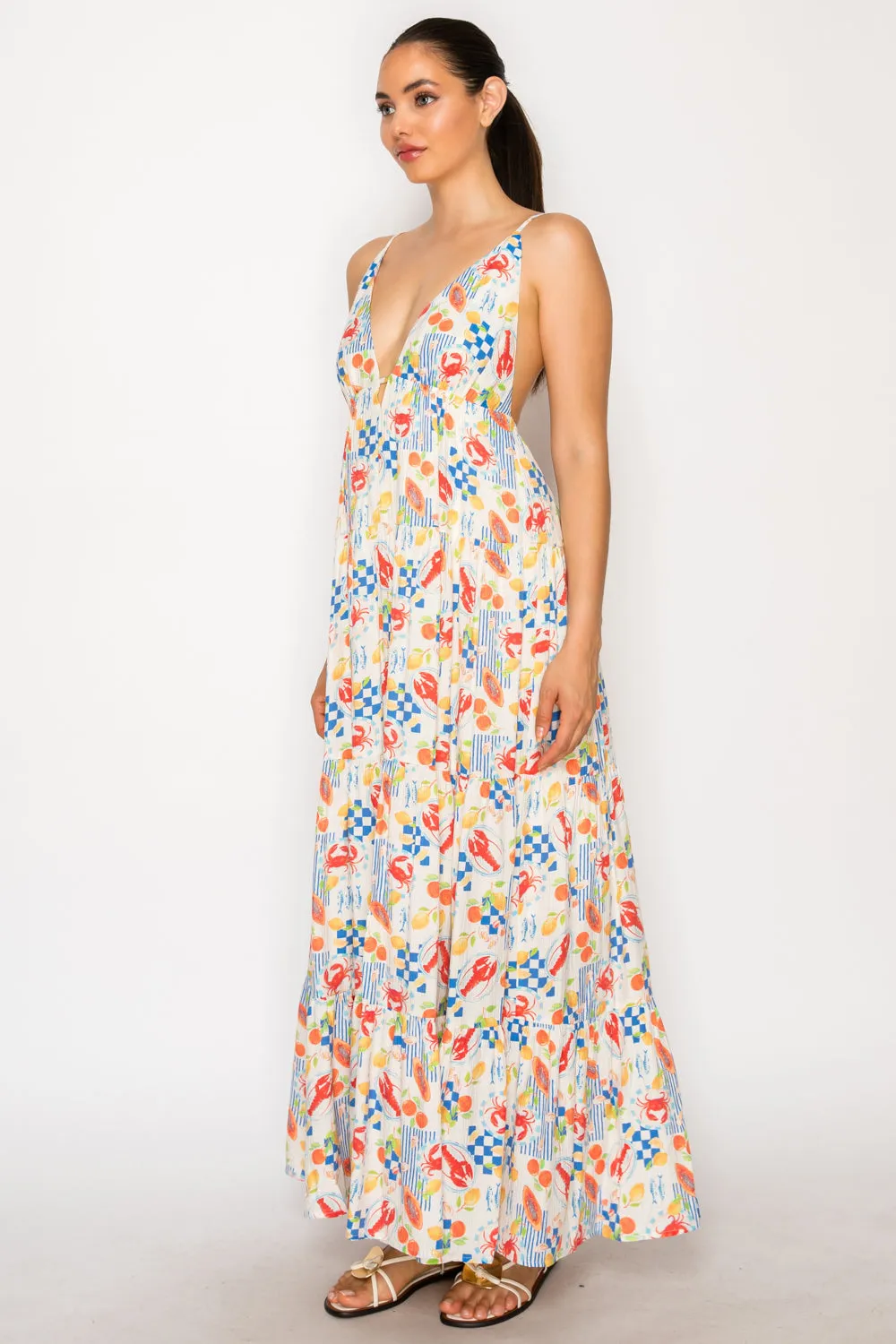 Mykonos Market Maxi Dress sold by Madison Boutique product image thumbnail 3