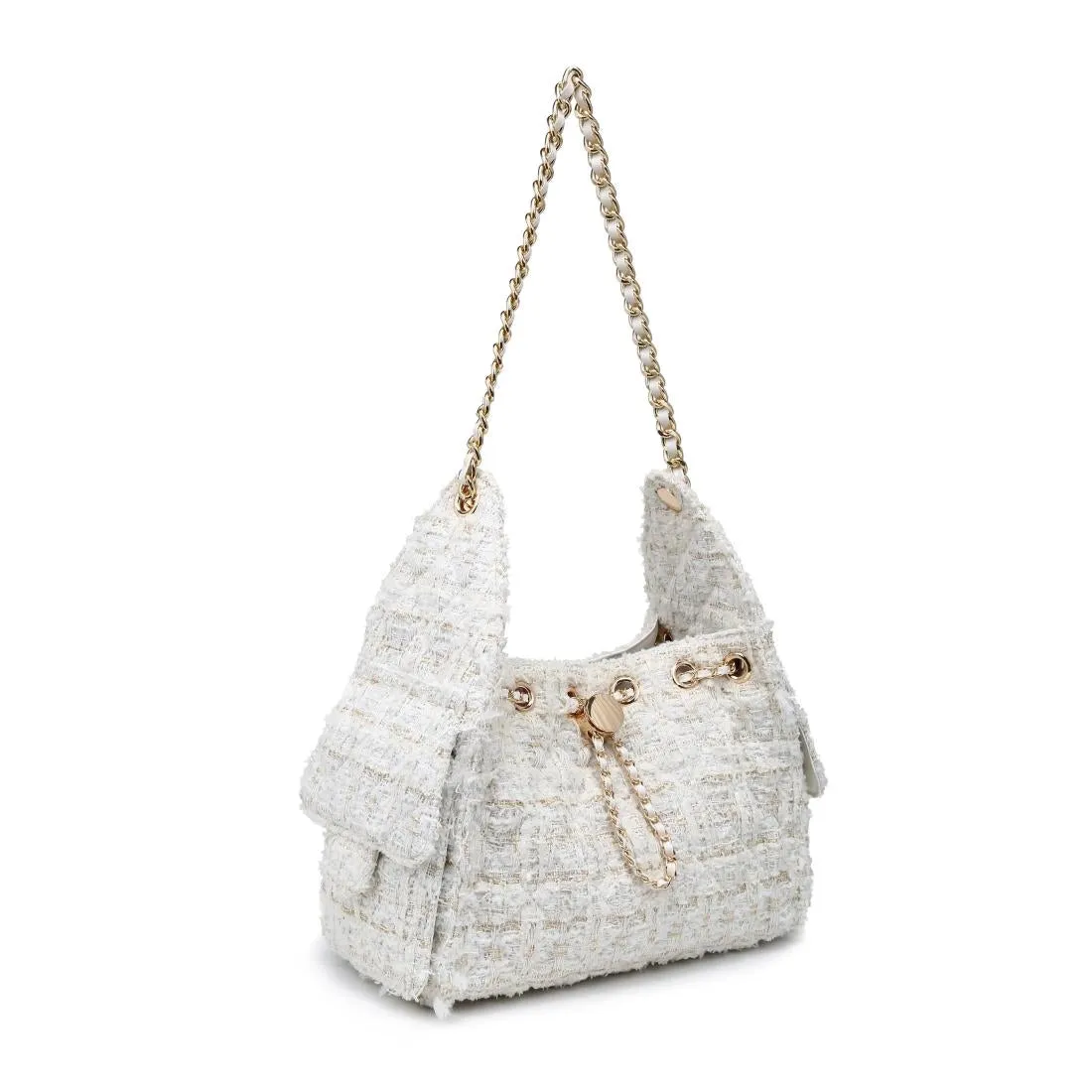 Bouclé Tweed Shoulder Bag sold by Madison Boutique product image thumbnail 5