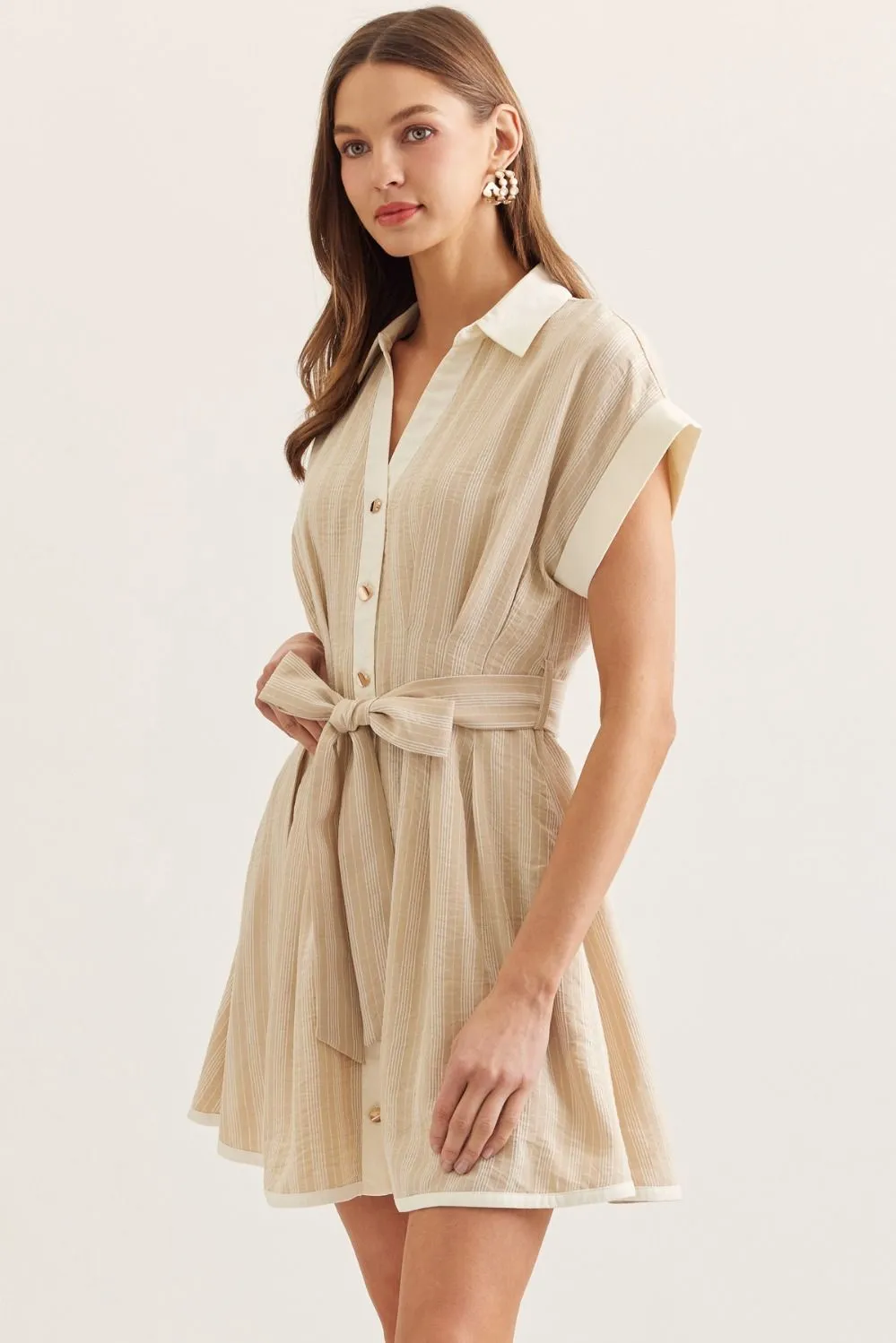 Darcey Buttoned Shirt Dress sold by Madison Boutique product image thumbnail 2