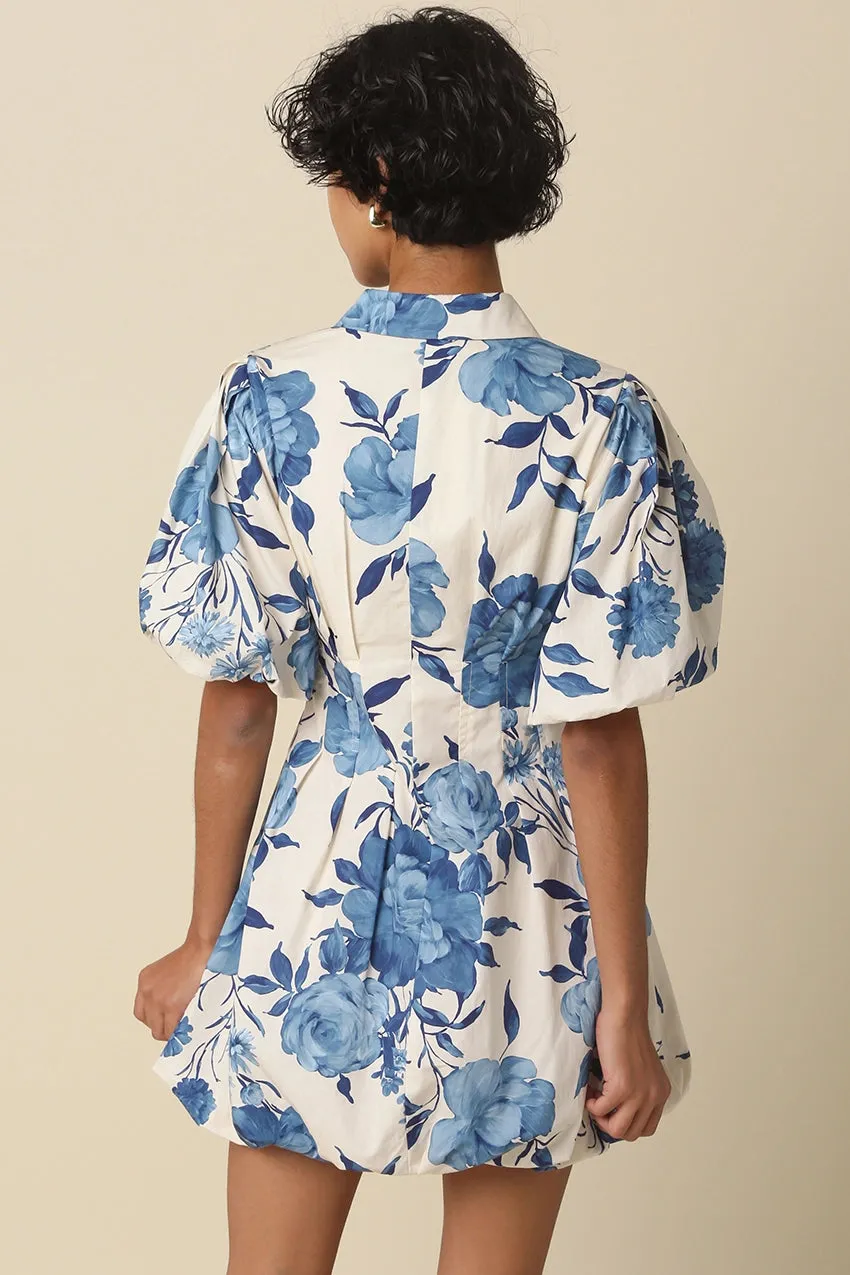 Geraldine Floral Bubble Hem Dress sold by Madison Boutique product image thumbnail 4
