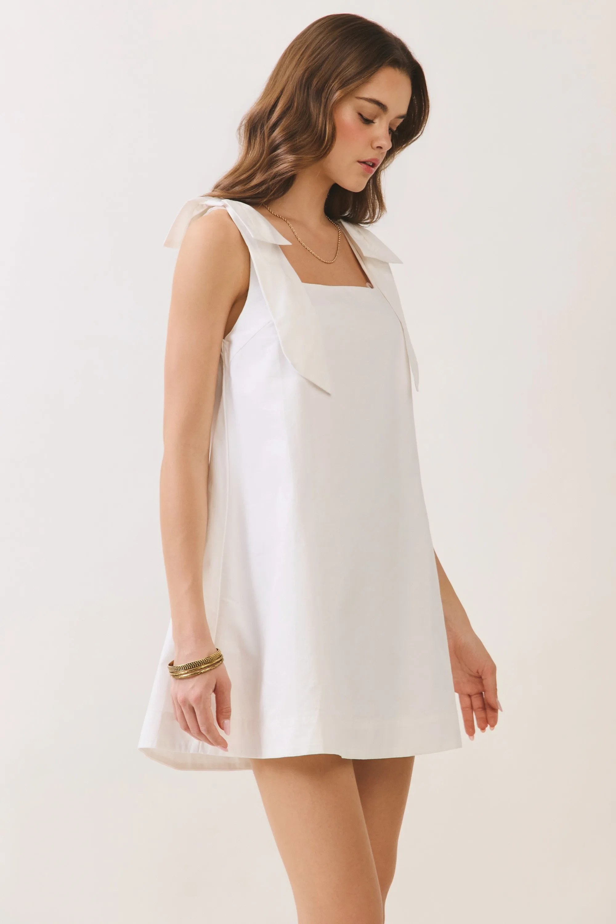Romona Bow Shoulder Dress sold by Madison Boutique product image thumbnail 4